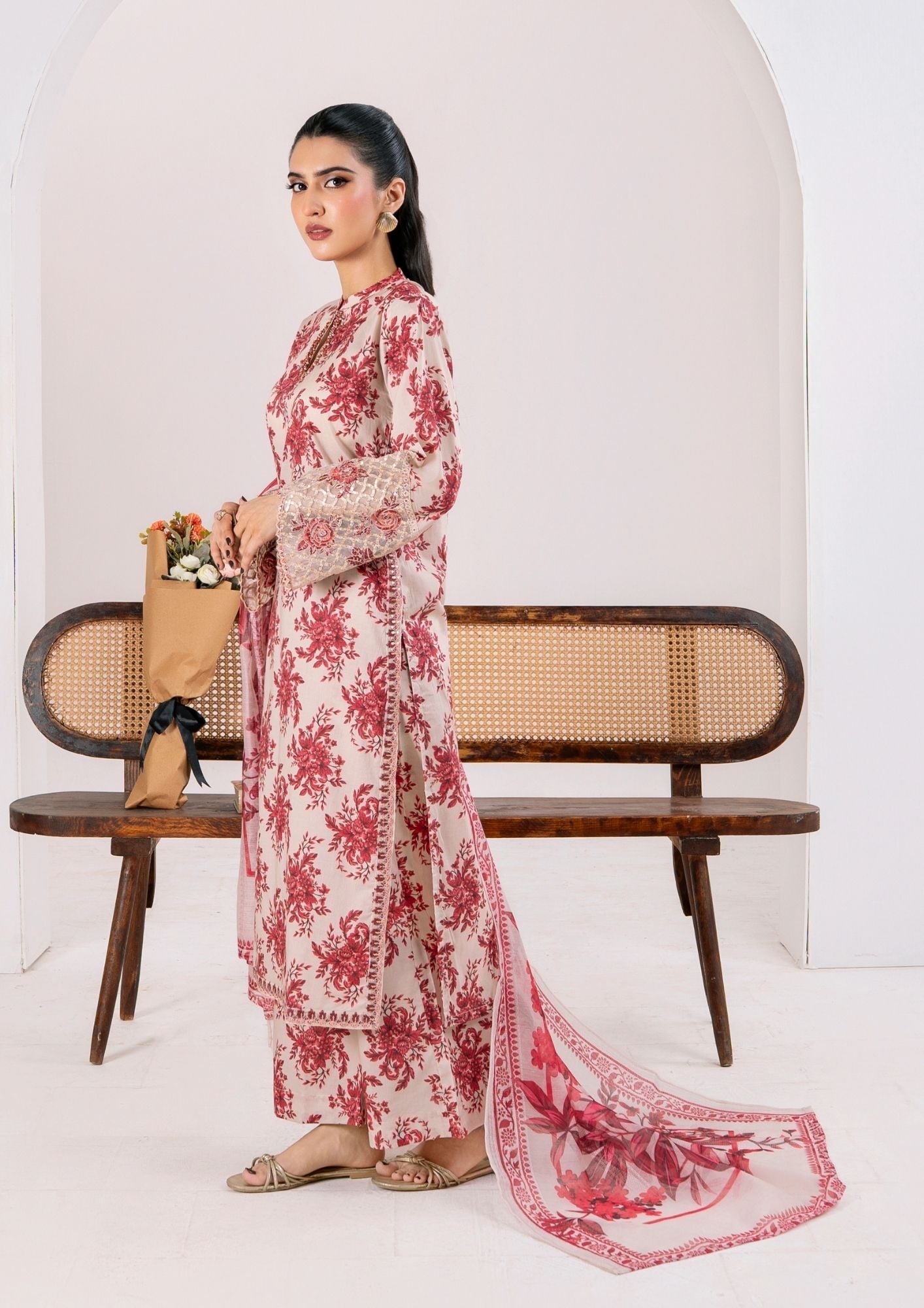 Alfatah Pret Printed Lawn with Embroidery RANAAI S25 0004 Women 3pcs