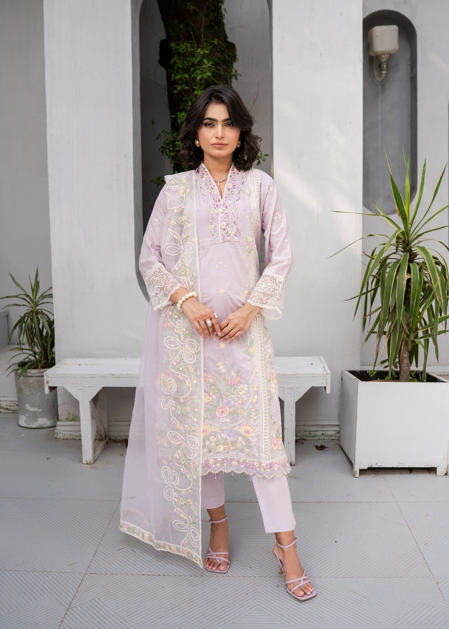 Zainab Fazlani Sahar e Lavender by Women 3pcs