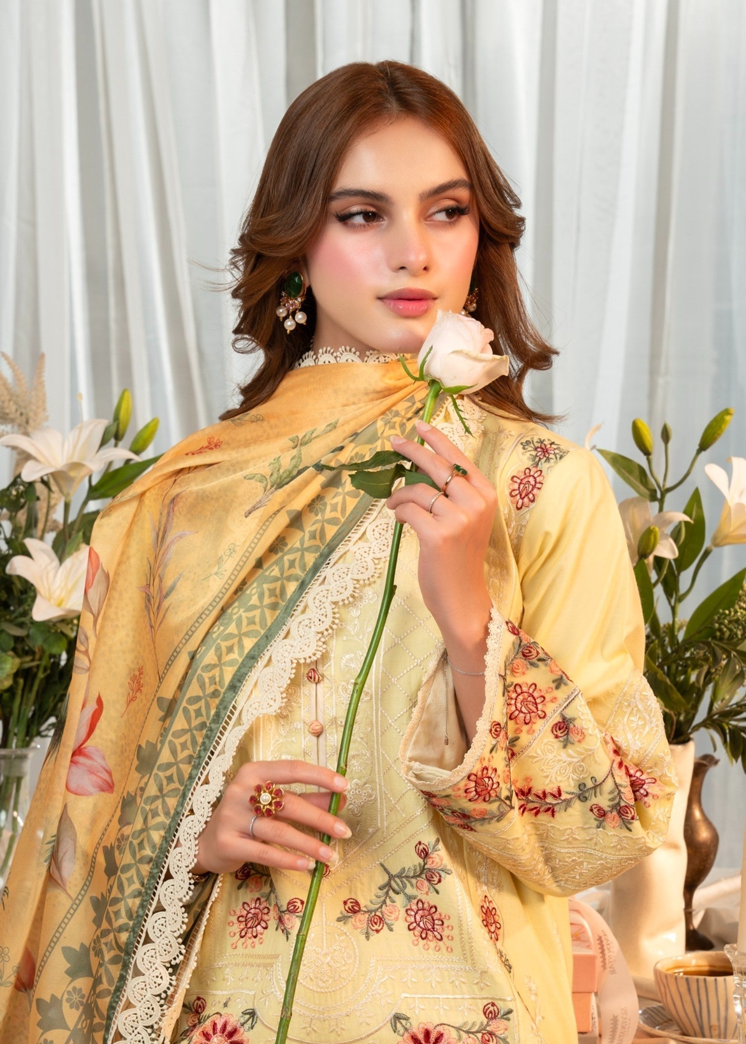 Maisa By Seven Star Luxury Embroidered | CLE 0205 Women 3pcs