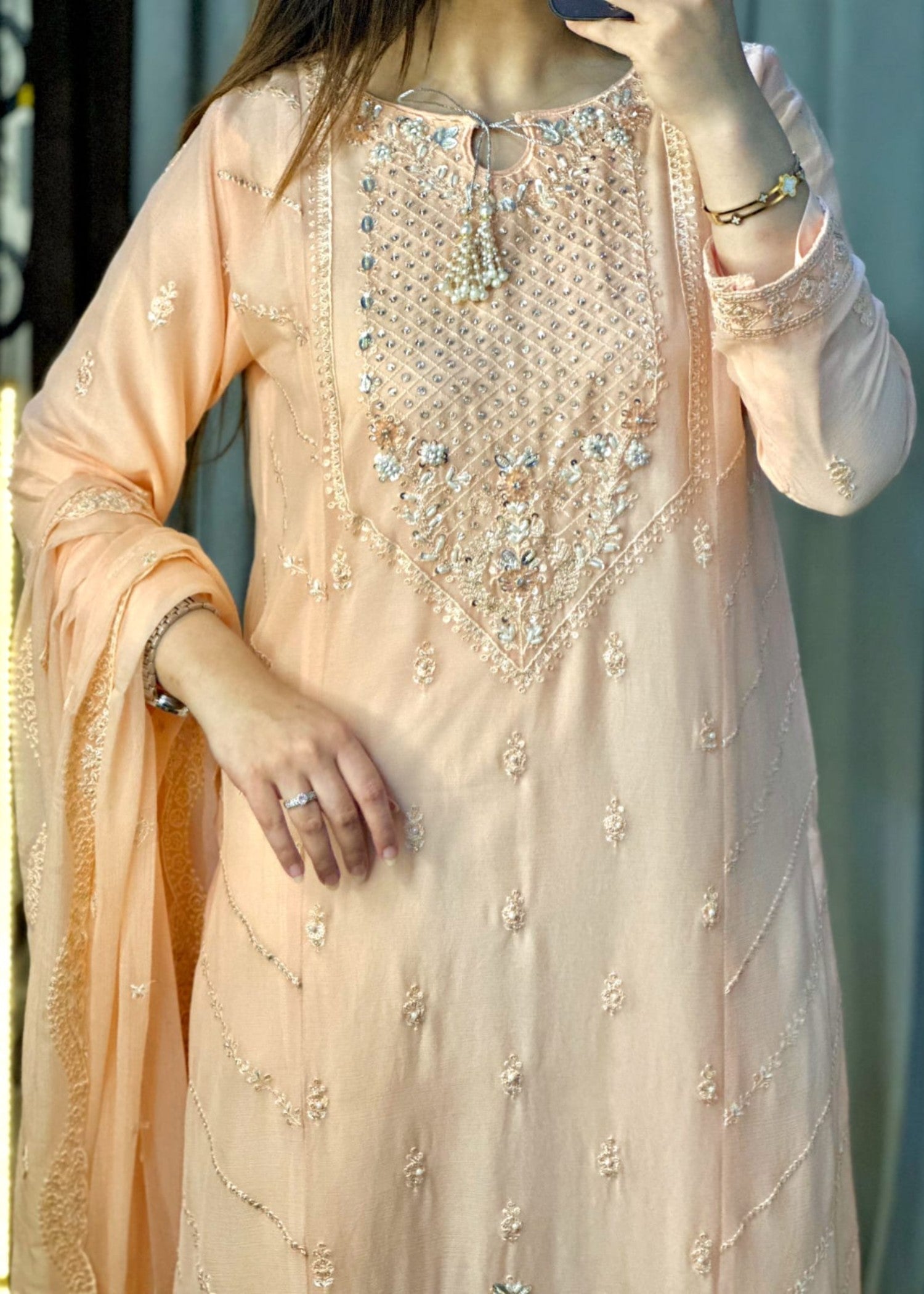 Zohan Ateeq Tasbiha (Peach) Women 3pcs