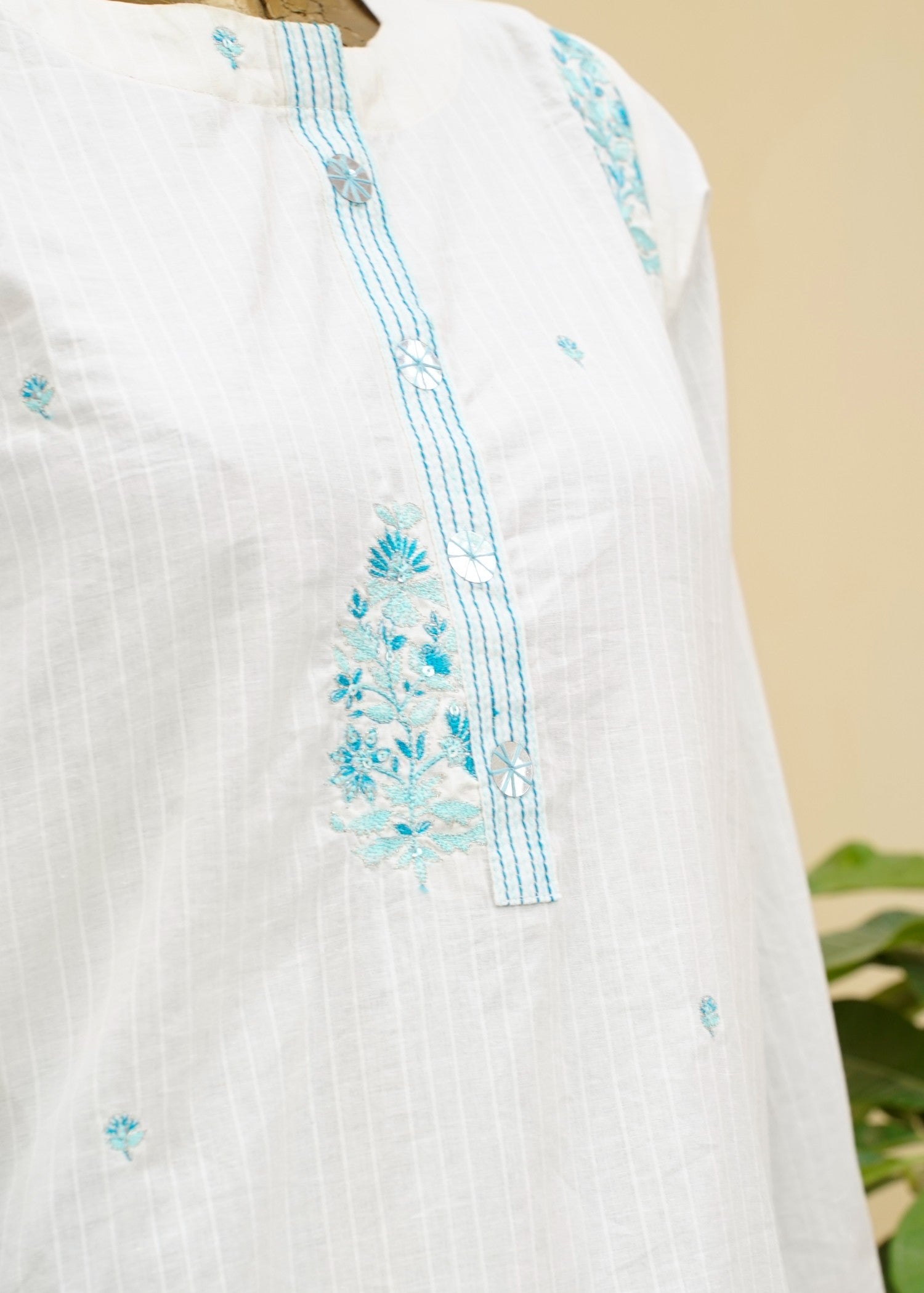 AYLA STUDIO EMBROIDERED LUXURY PRET COTTON DOBBY SE250410 Women 2pcs