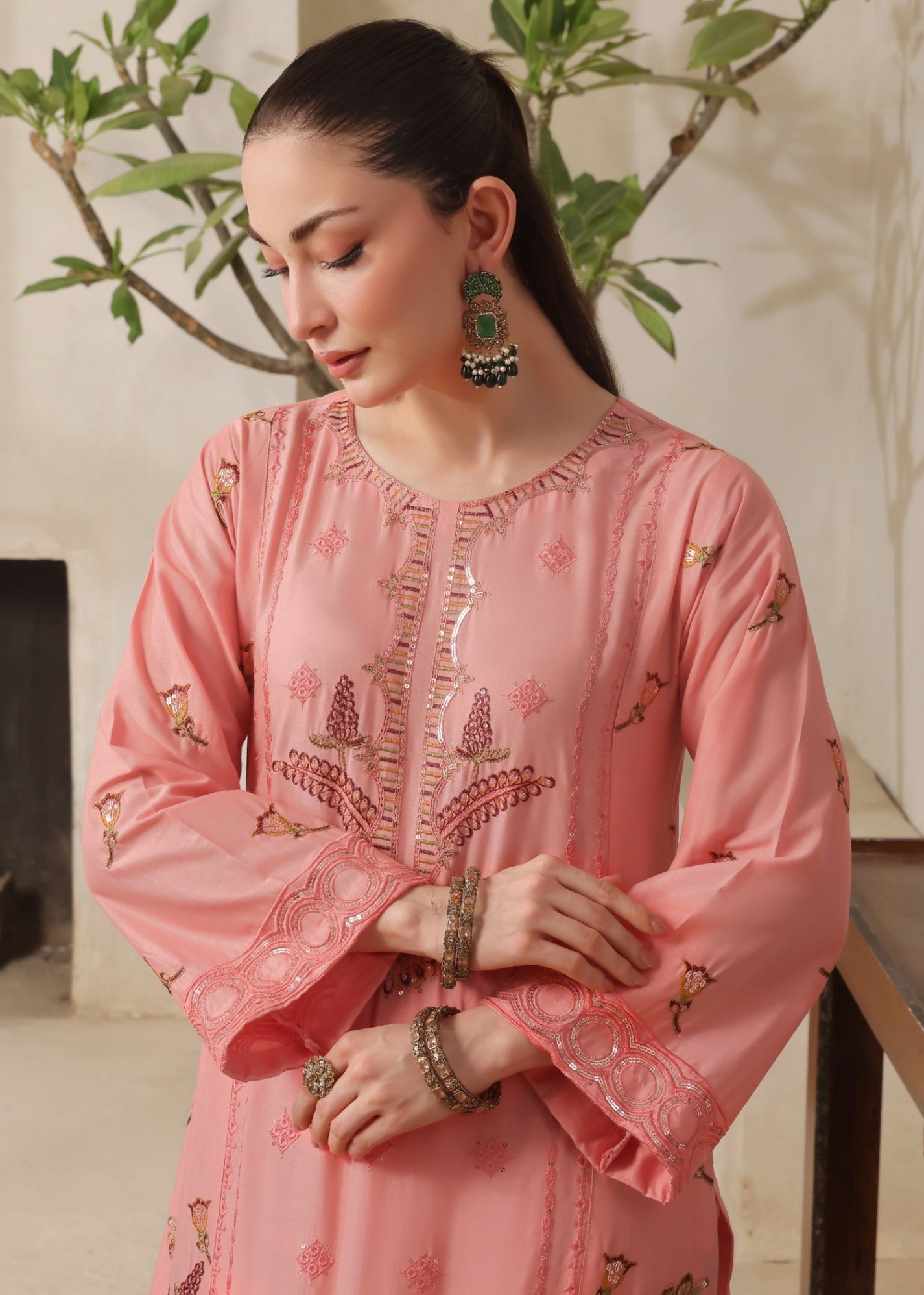 Ayra Pret Sumbul Peach Pink Women 2pcs