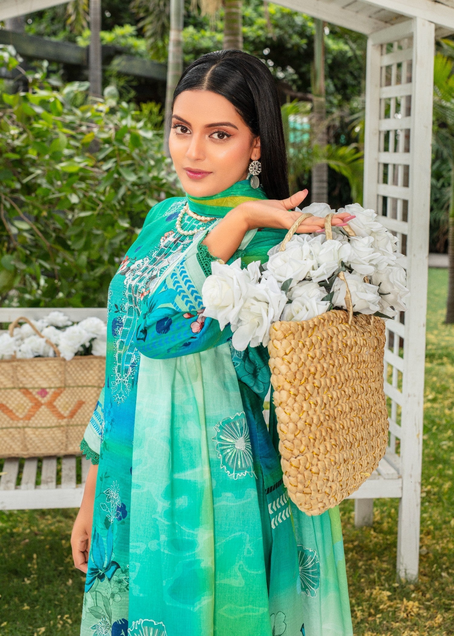 Ayeza Collection Aqua Kurta Set 03 Women 3pcs