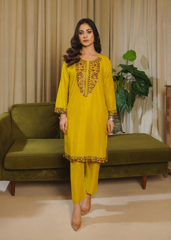 Bin Fatteh Fashion POCKET SEQUENCE Women 2pcs