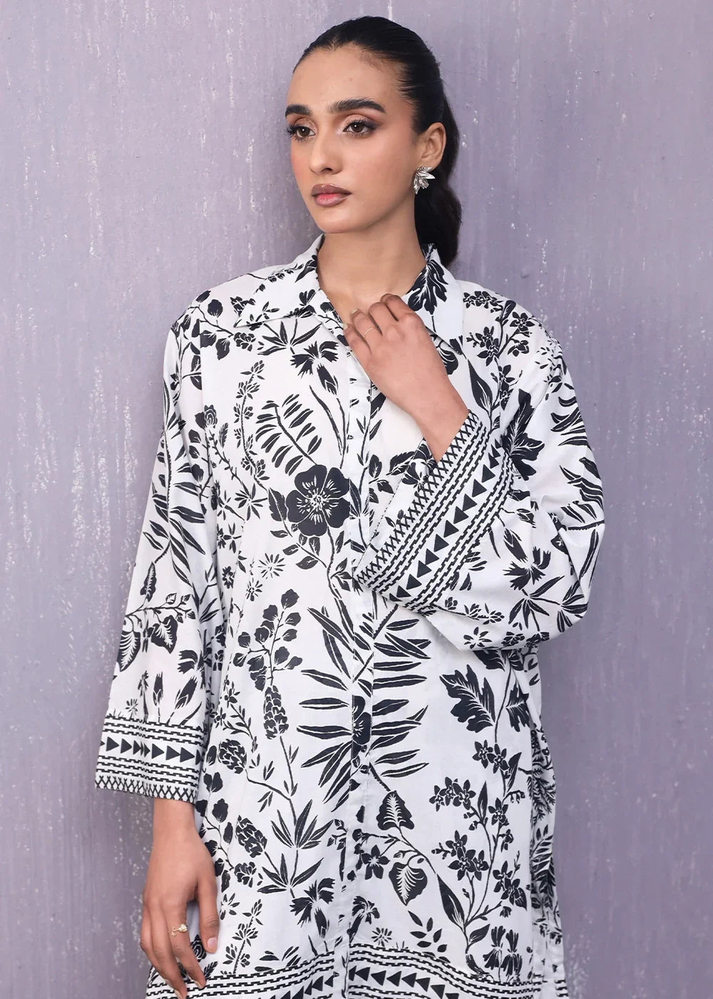 Rashid Textile Stitched Digitally Printed Lawn 1027 Women 2pcs