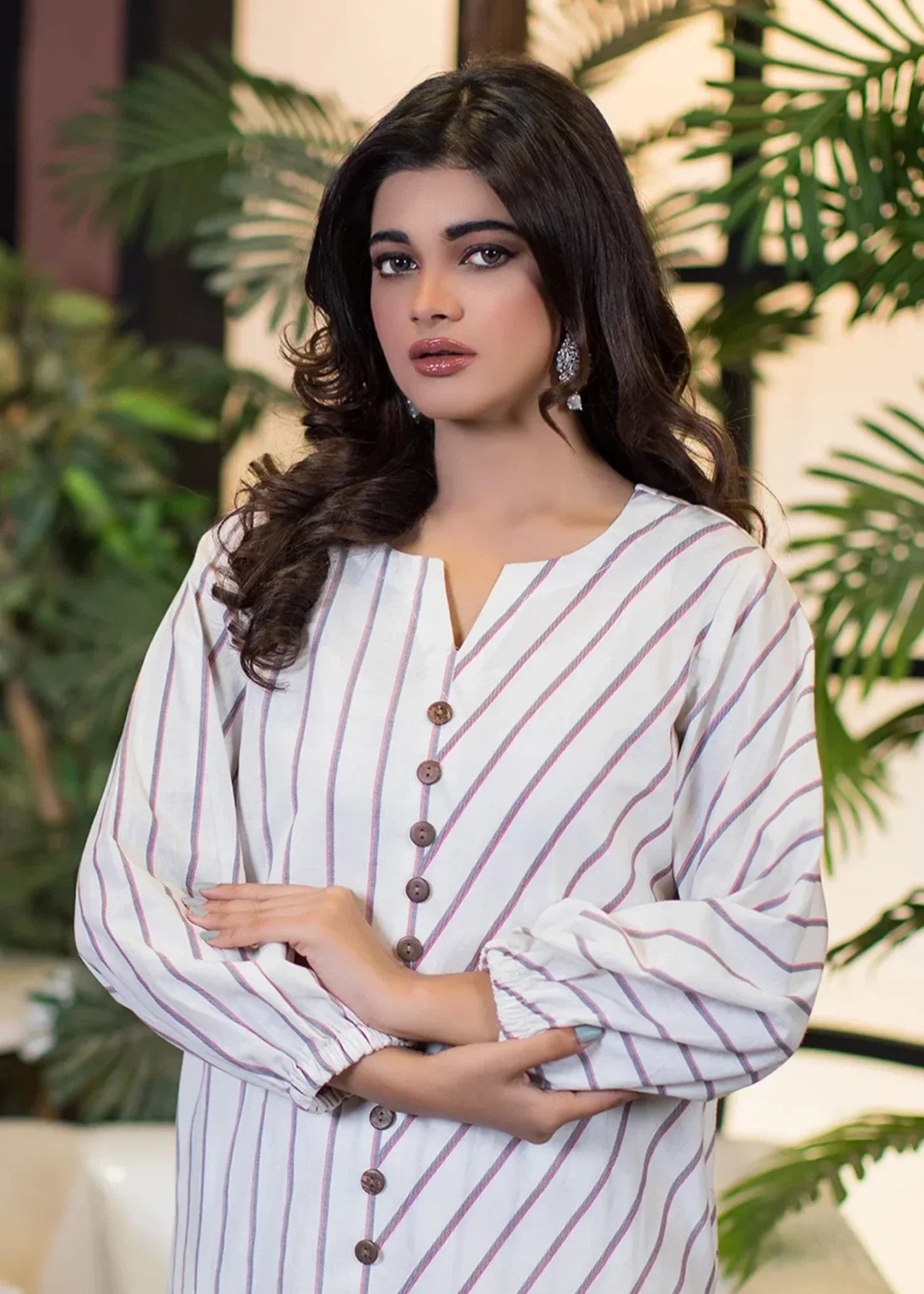 Urban Cut Cotton Printed Kurta Women 1pcs