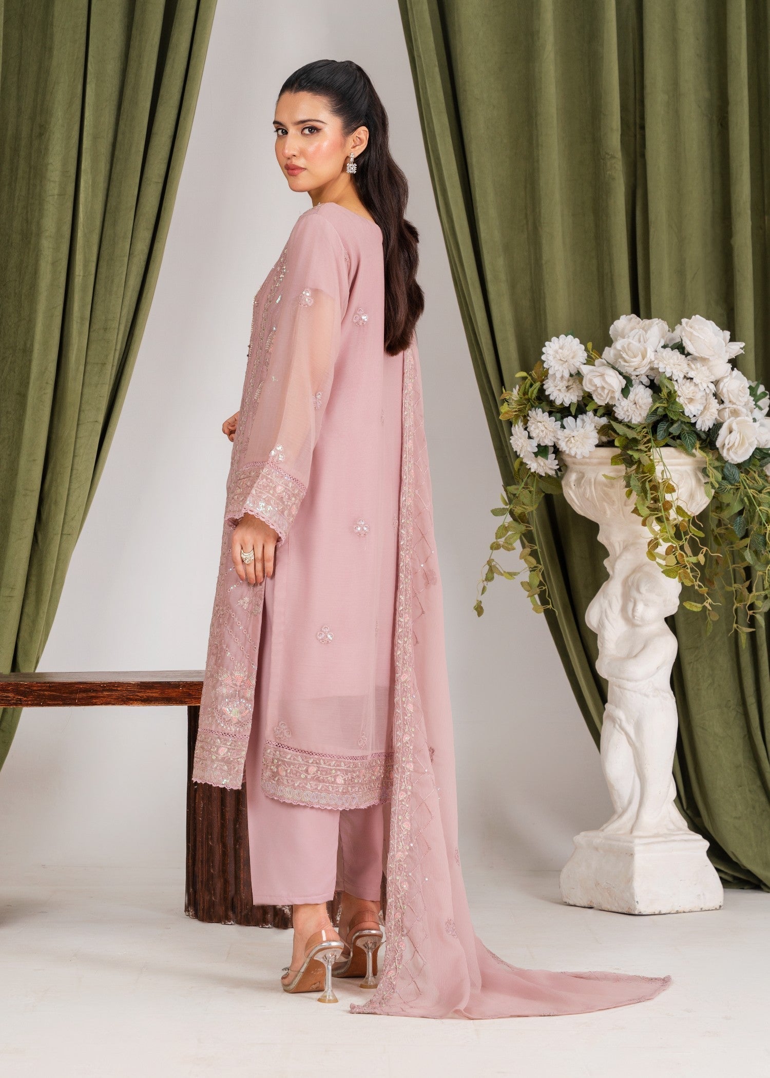 Four Season Boutique DUA CHIFFON PINK Women 3pcs