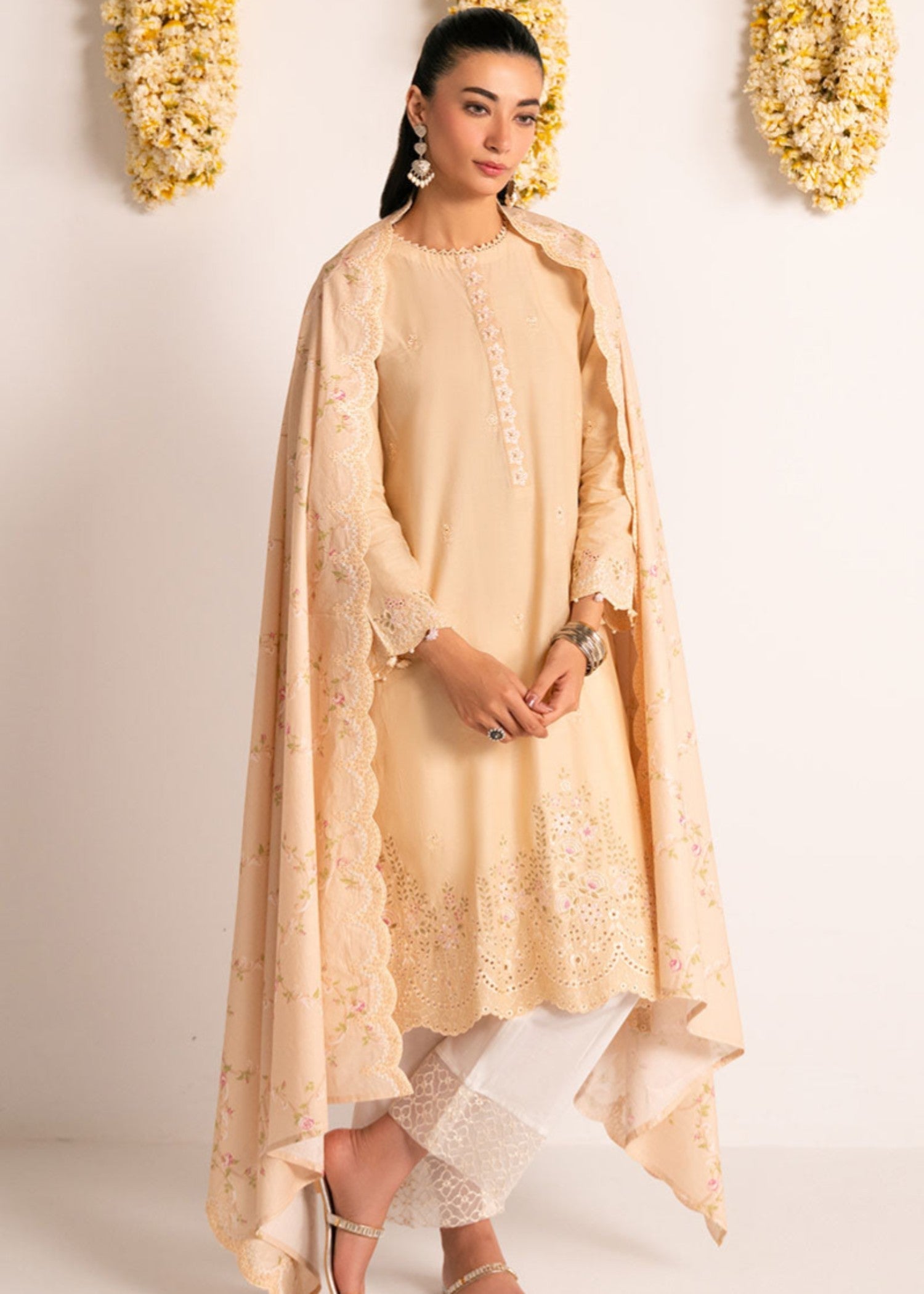 Cross Stitch SUMMER FLORA 0125RTWEMBLWN0402 Women 2pcs