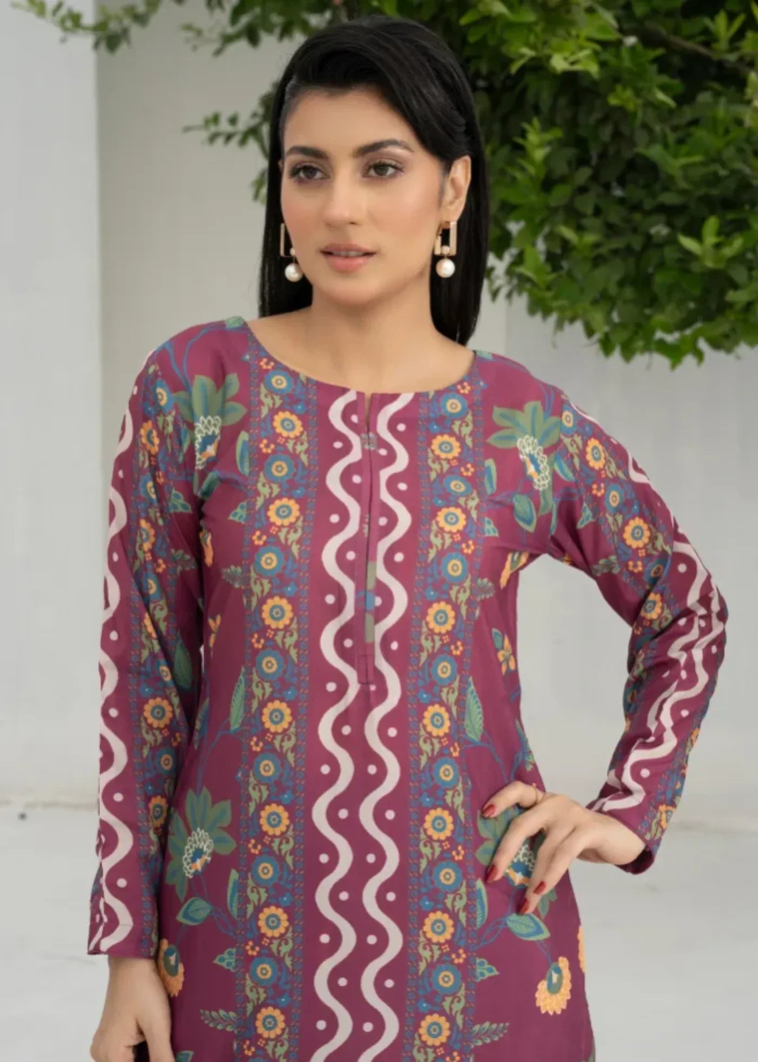 Designer Rack GRIP silk Plum Women 2pcs