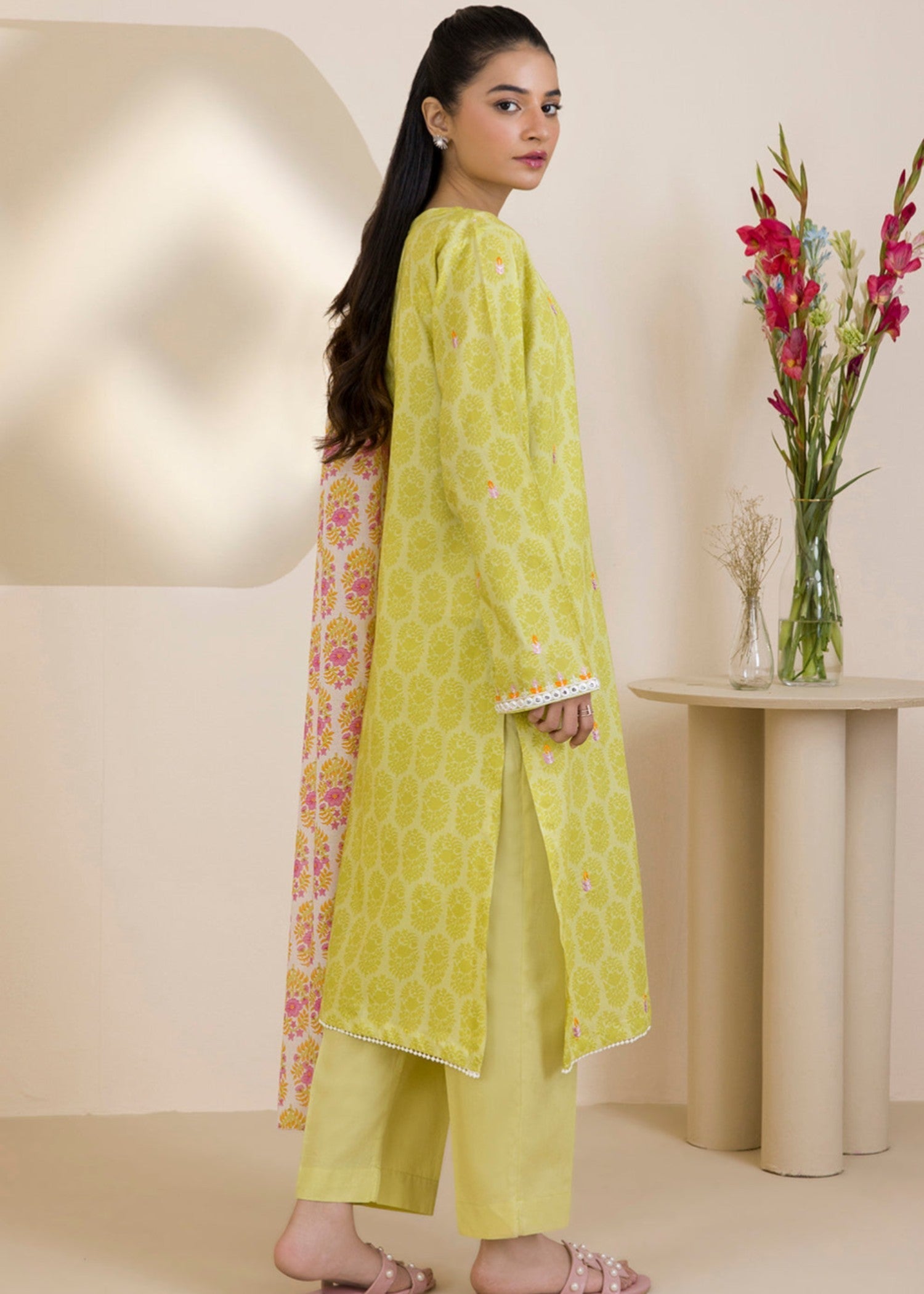 Zellbury WPS2531787 Acid Yellow Women 3pcs