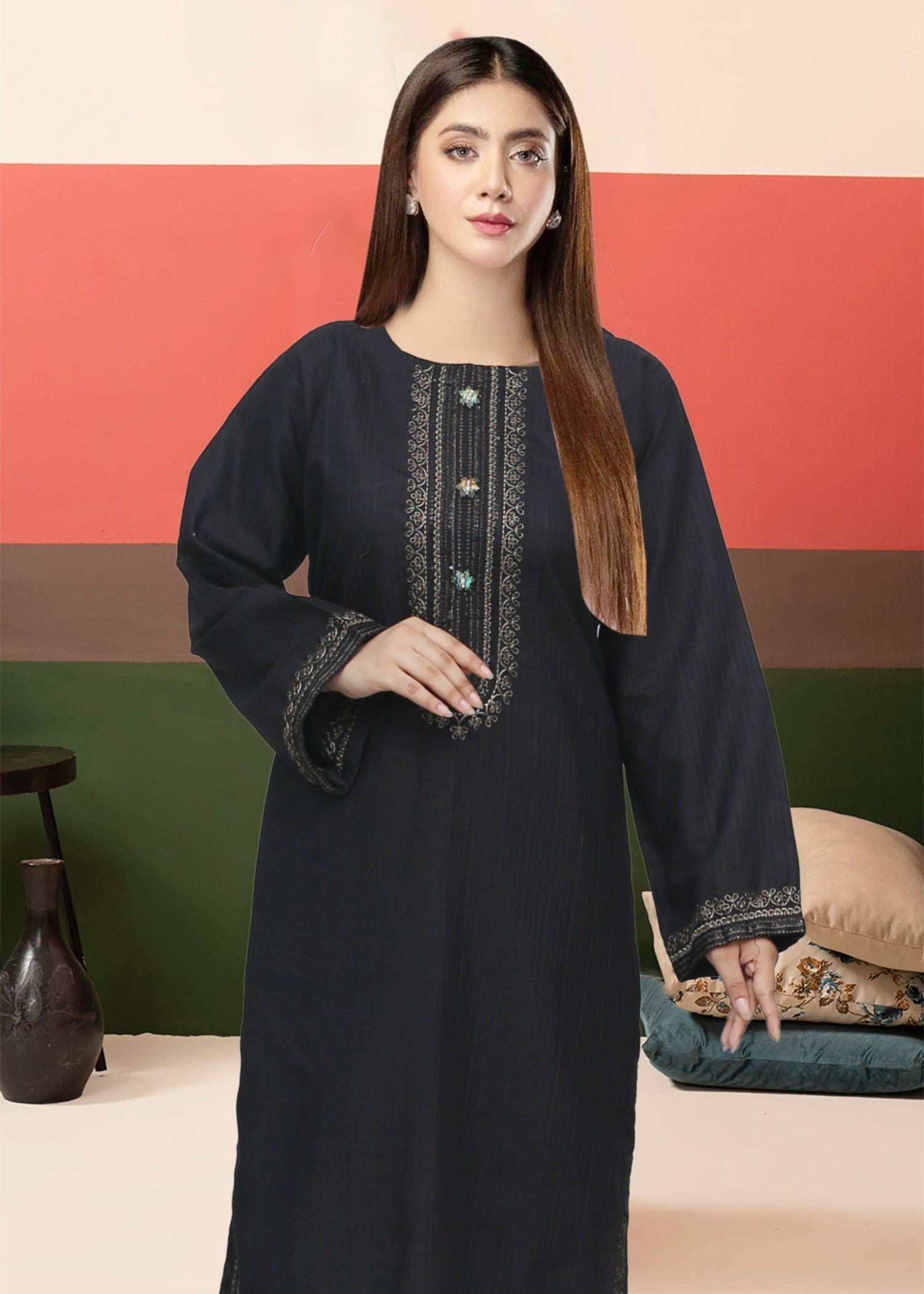 Esha Sehgal Studio Women Formal Dresses Black Ready to Wear Women 2pcs