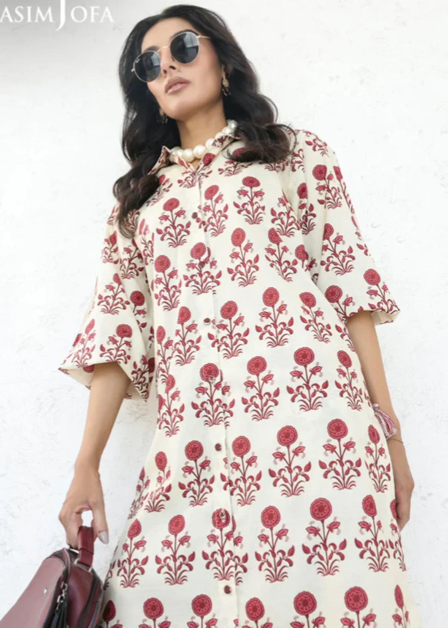 Asim Jofa AJPB 209 PRINTED CAMBRIC STITCHED Women 2pcs