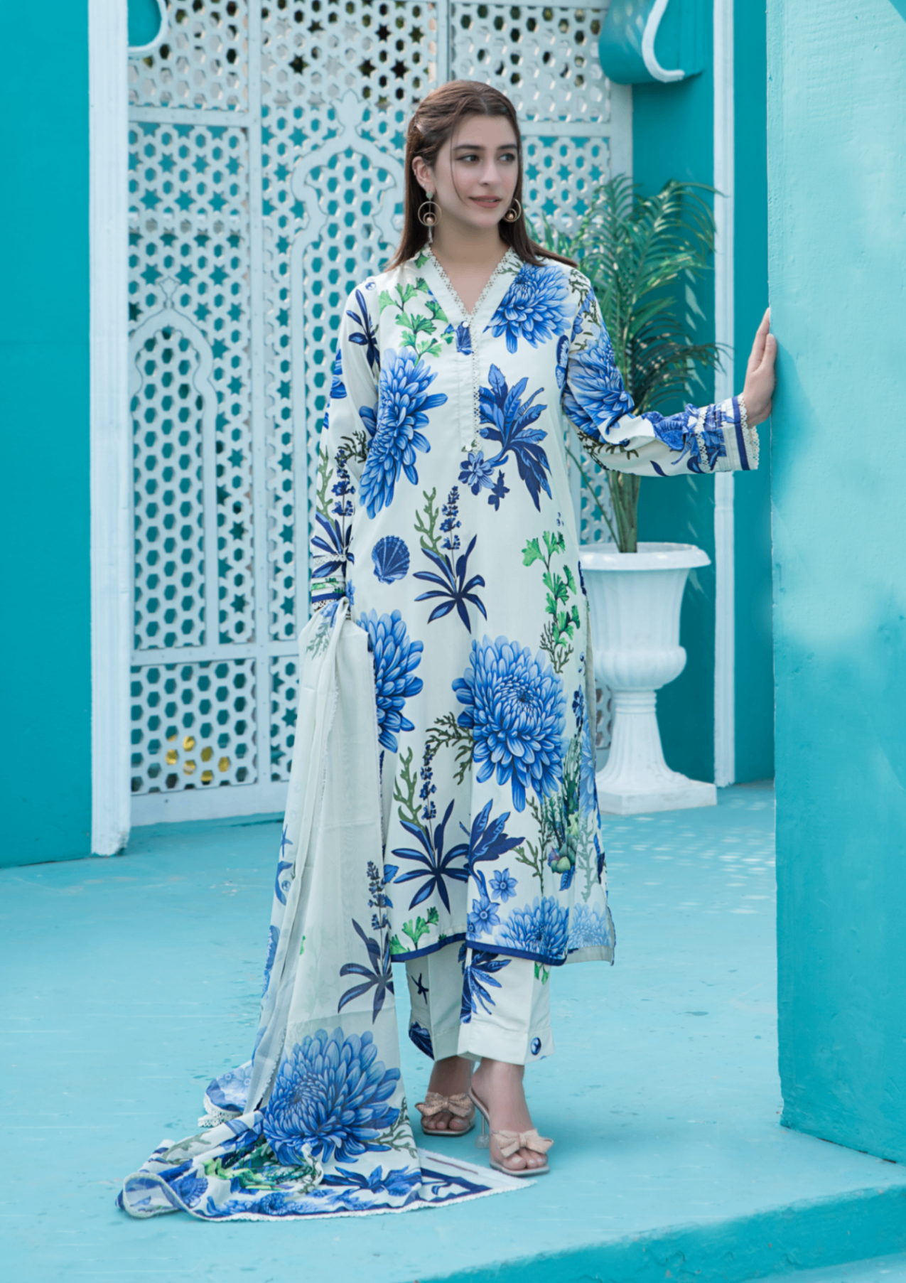 Yolo Pret Printed Arabic Silk Lawn FATAH F25 0015 Women 3pcs