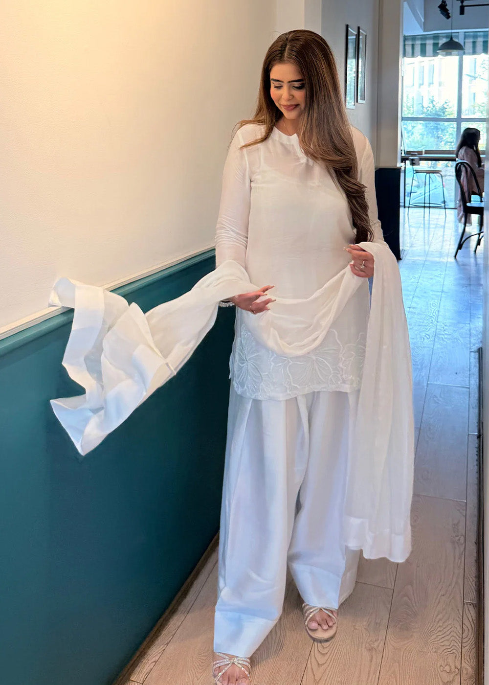 Rangeen Roheen with Farshi Shalwar Women 3pcs