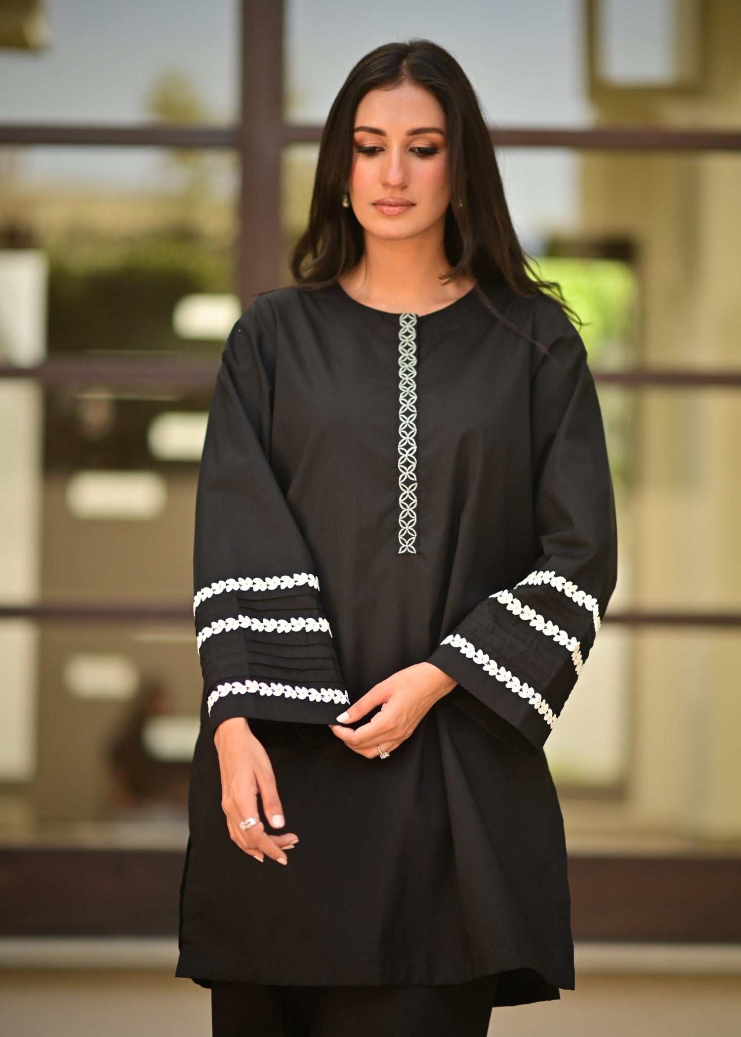 Saifron Maria Black Women 2pcs