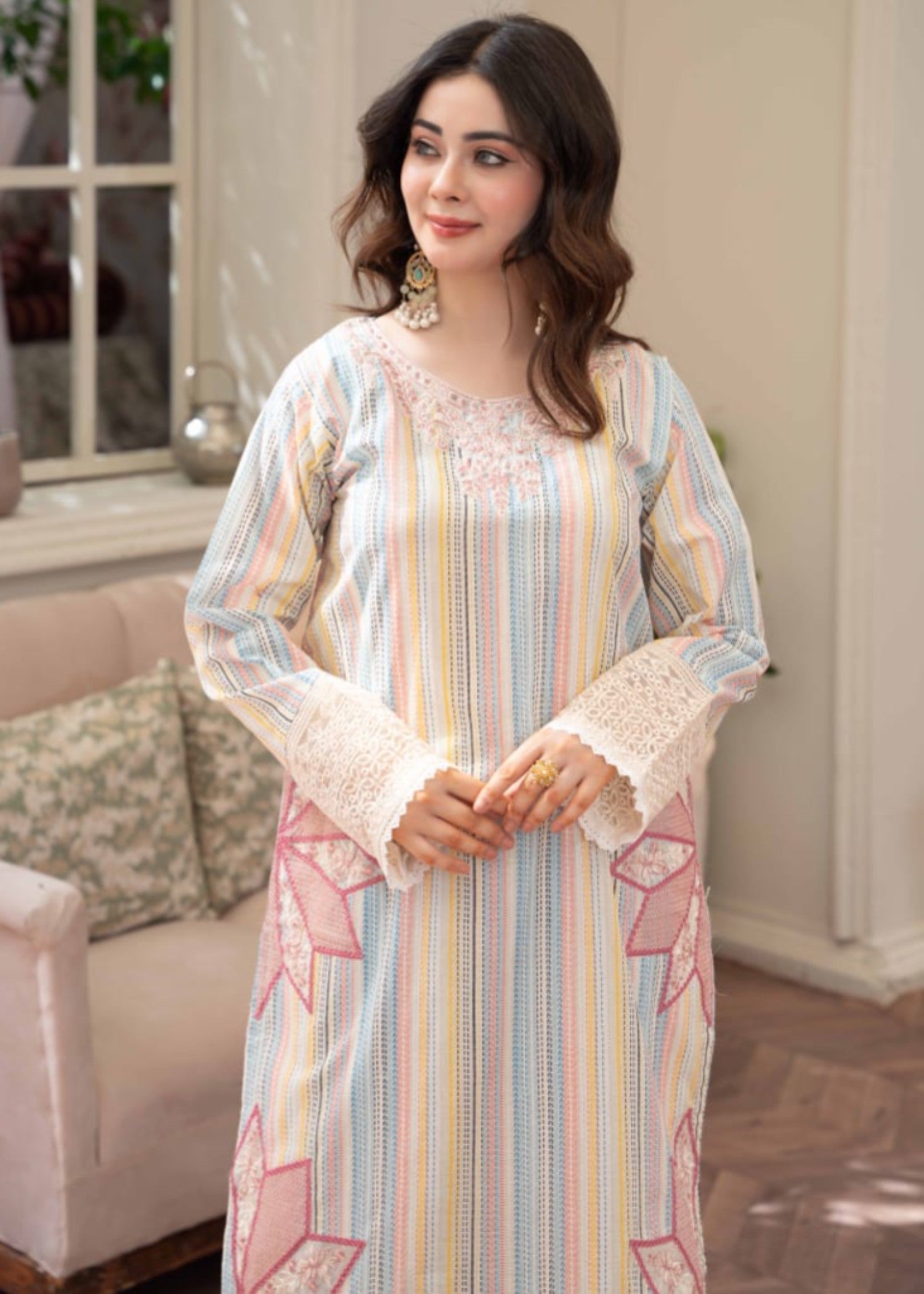 Gul Fashion Embroidered Lawn Kurta Set 03 Women 3pcs