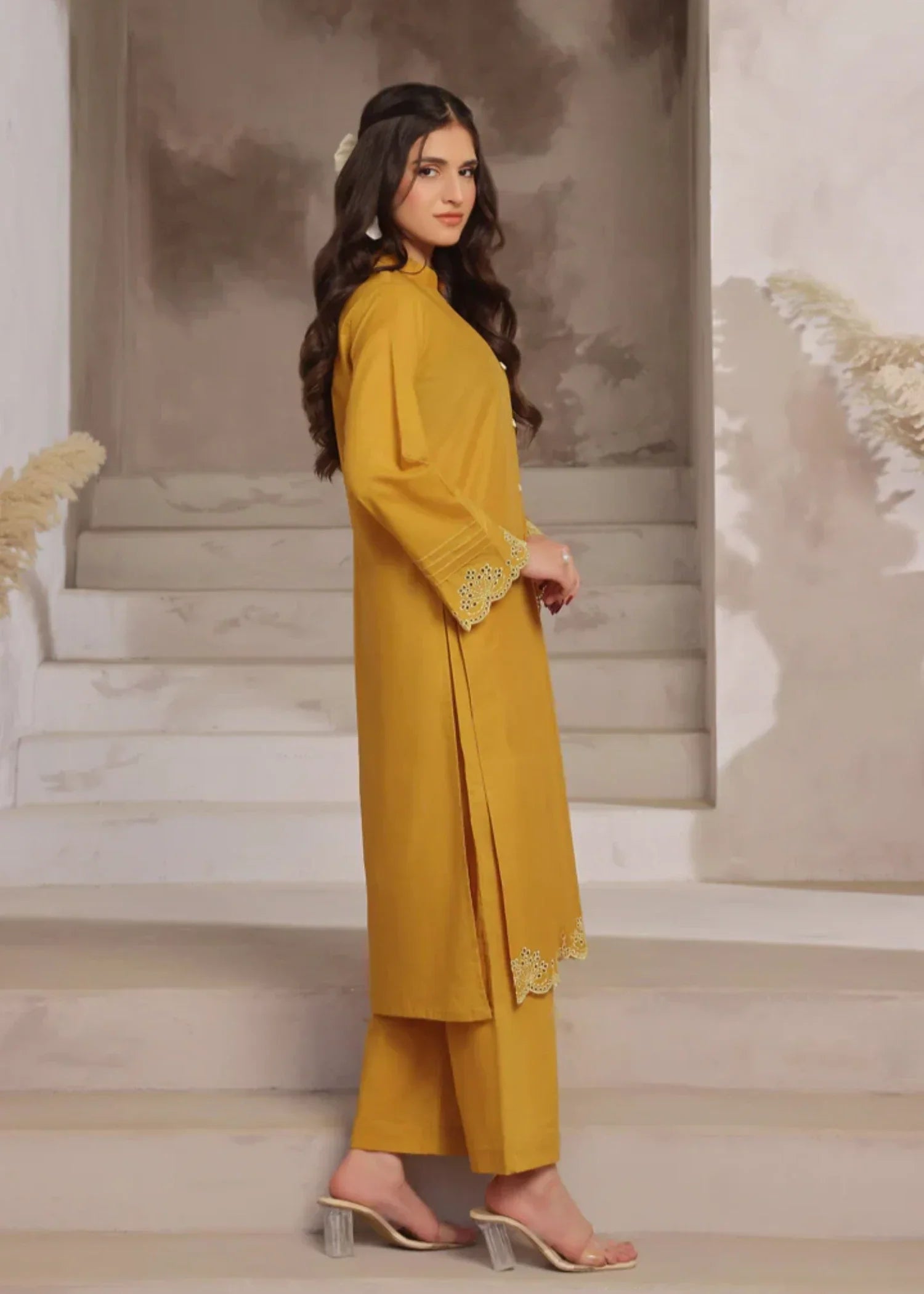 Luxeurs Dusk Embroidered Lawn Dress Women 2pcs