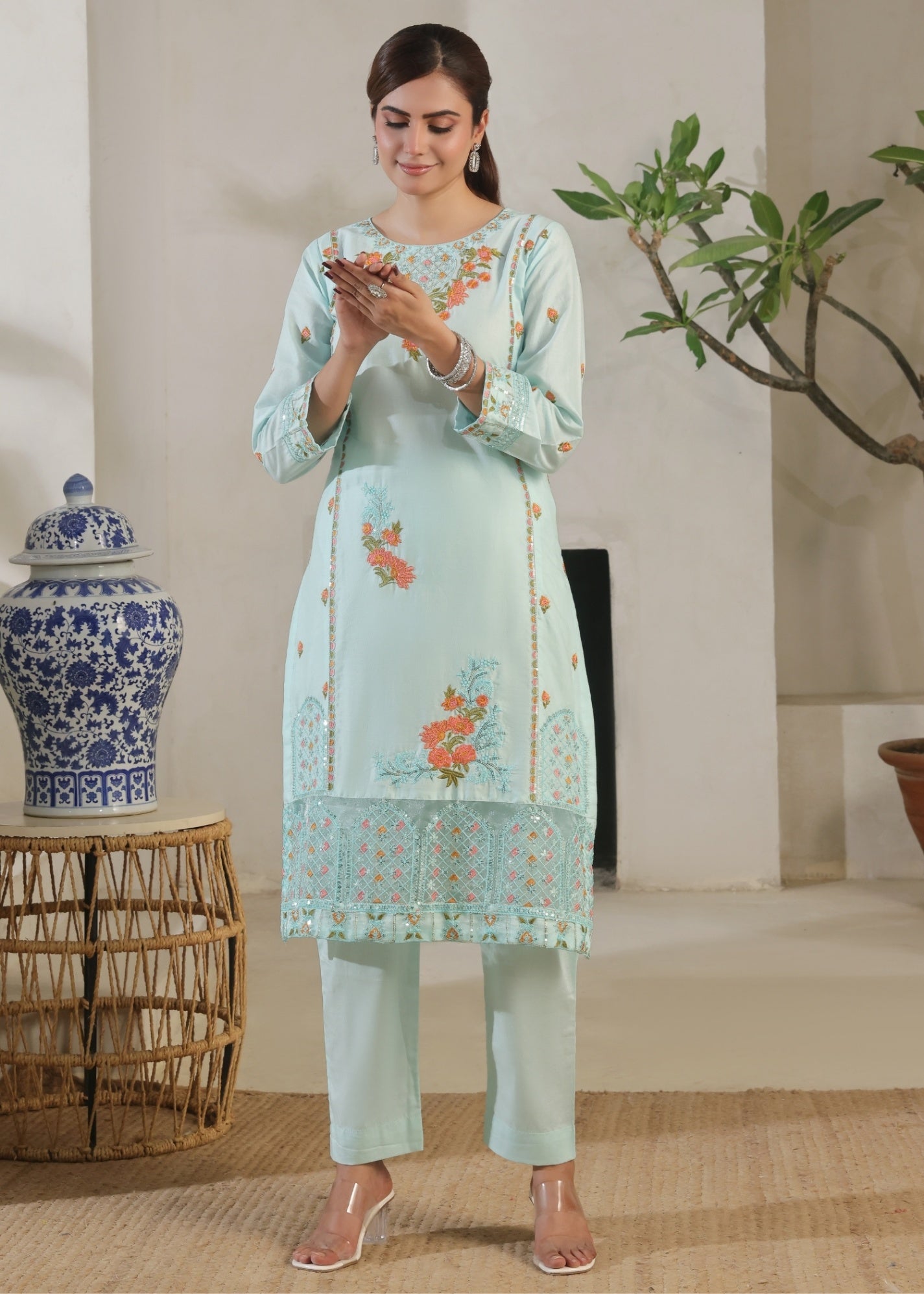 Ayra Pret Kali ice Blue Women 2pcs