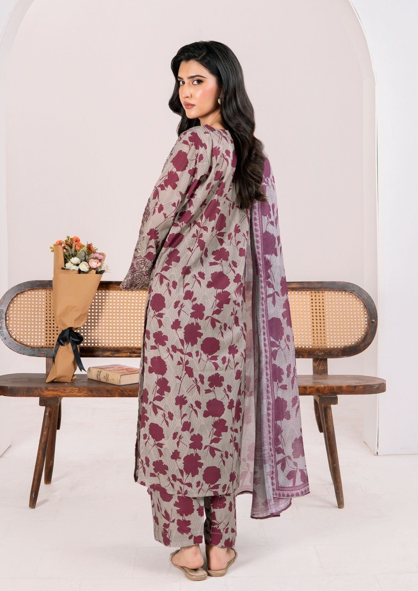 Alfatah Pret Printed Lawn with Embroidery RANAAI S25 0006 Women 3pcs