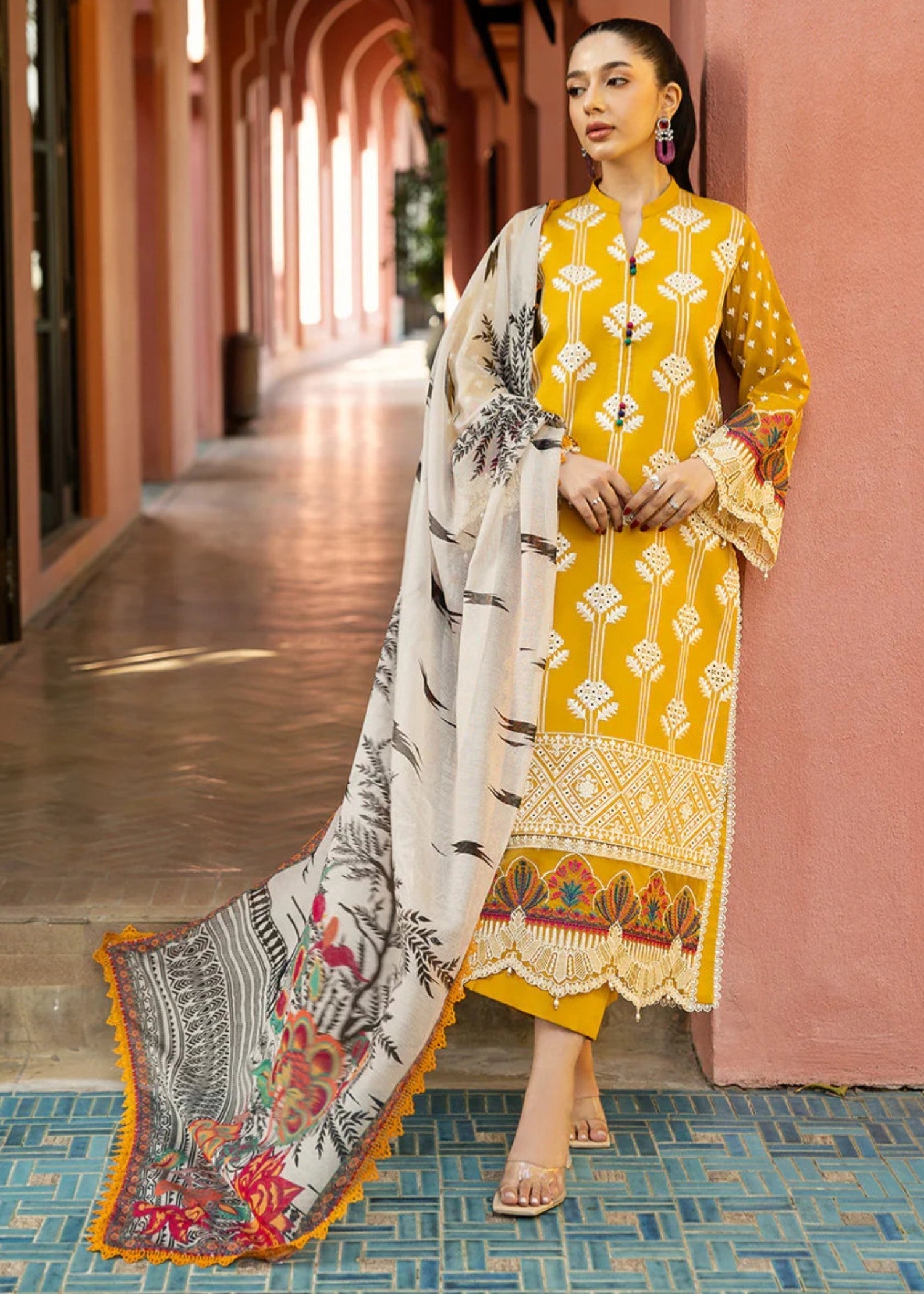 Chaudhary Arts COCO Embroidered Women 3pcs