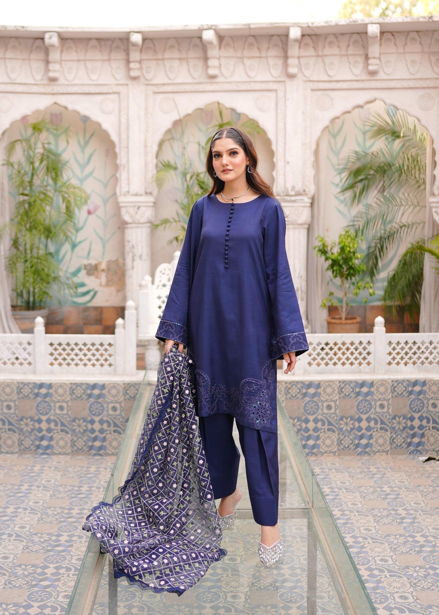 Fozia Khalid Mullberry Women 3pcs