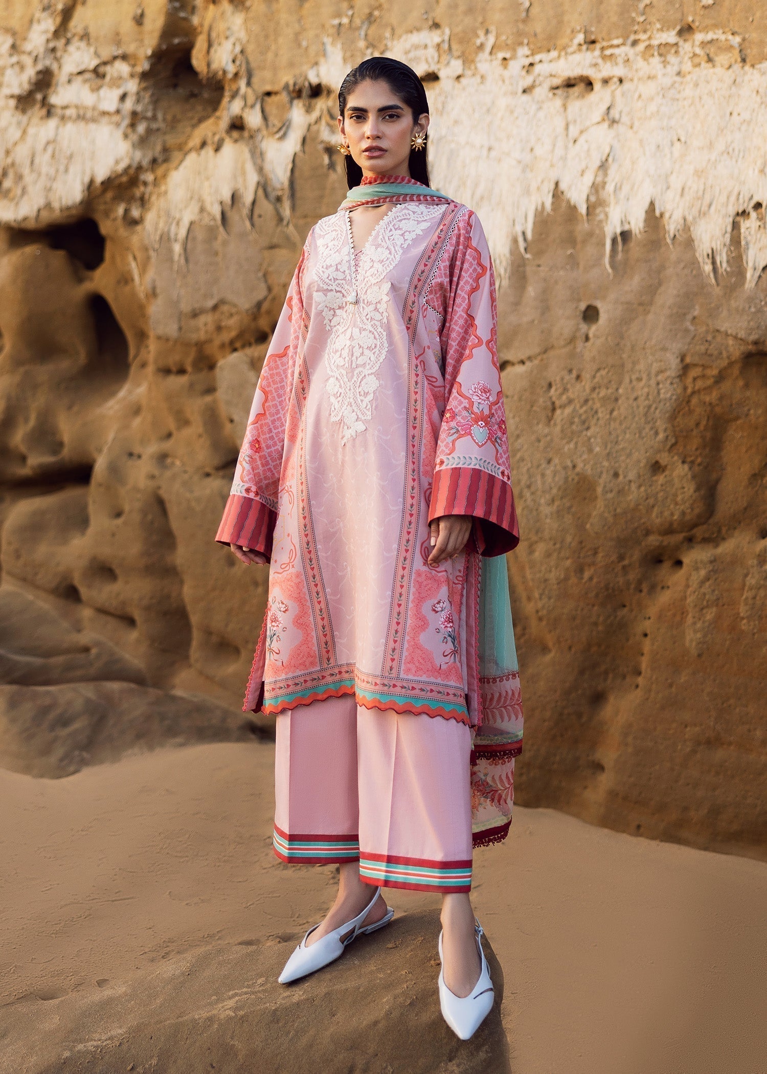 Sadaf Fawad Khan Bows & Ribbons Women 3pcs