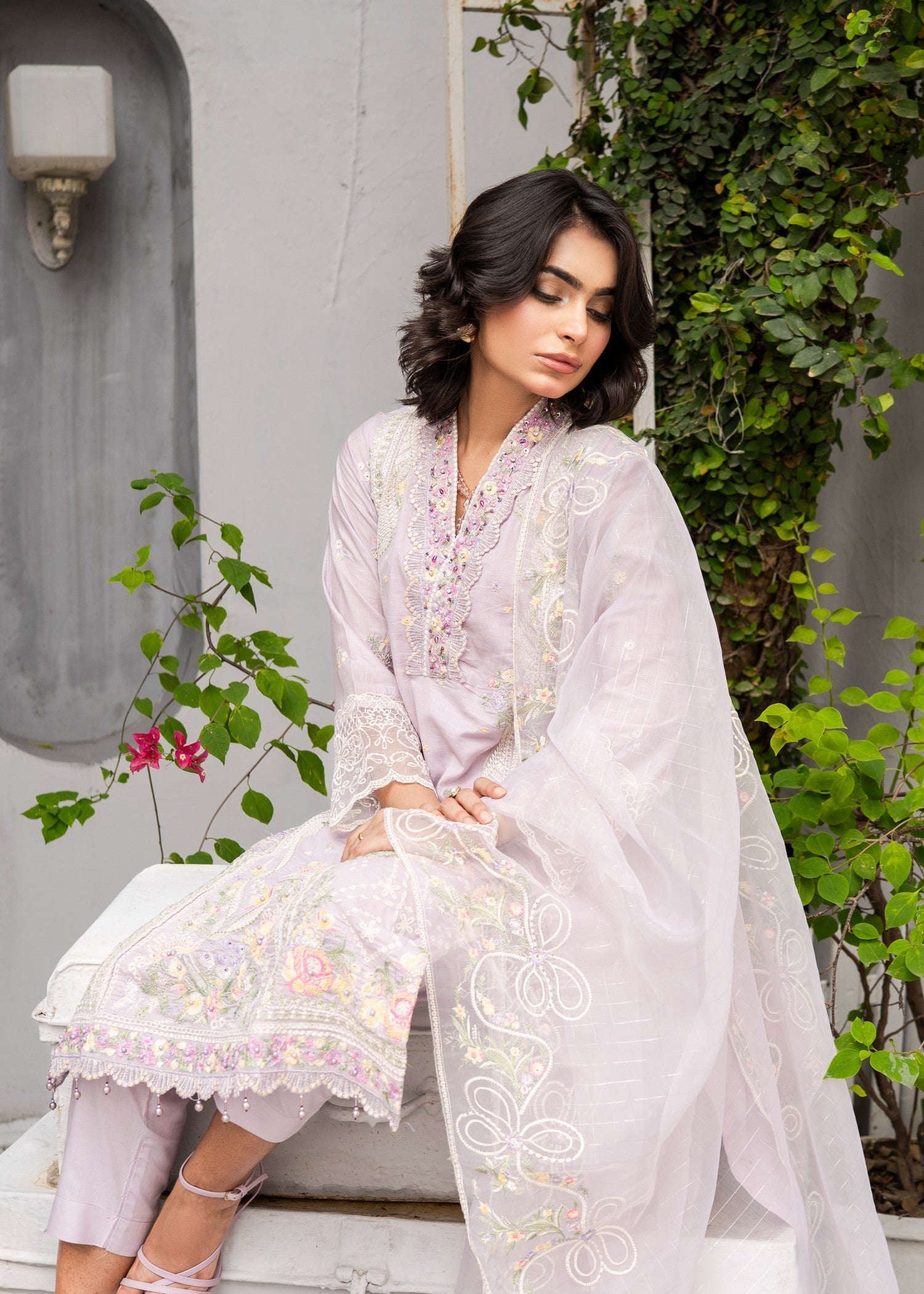 Zainab Fazlani Sahar e Lavender by Women 3pcs
