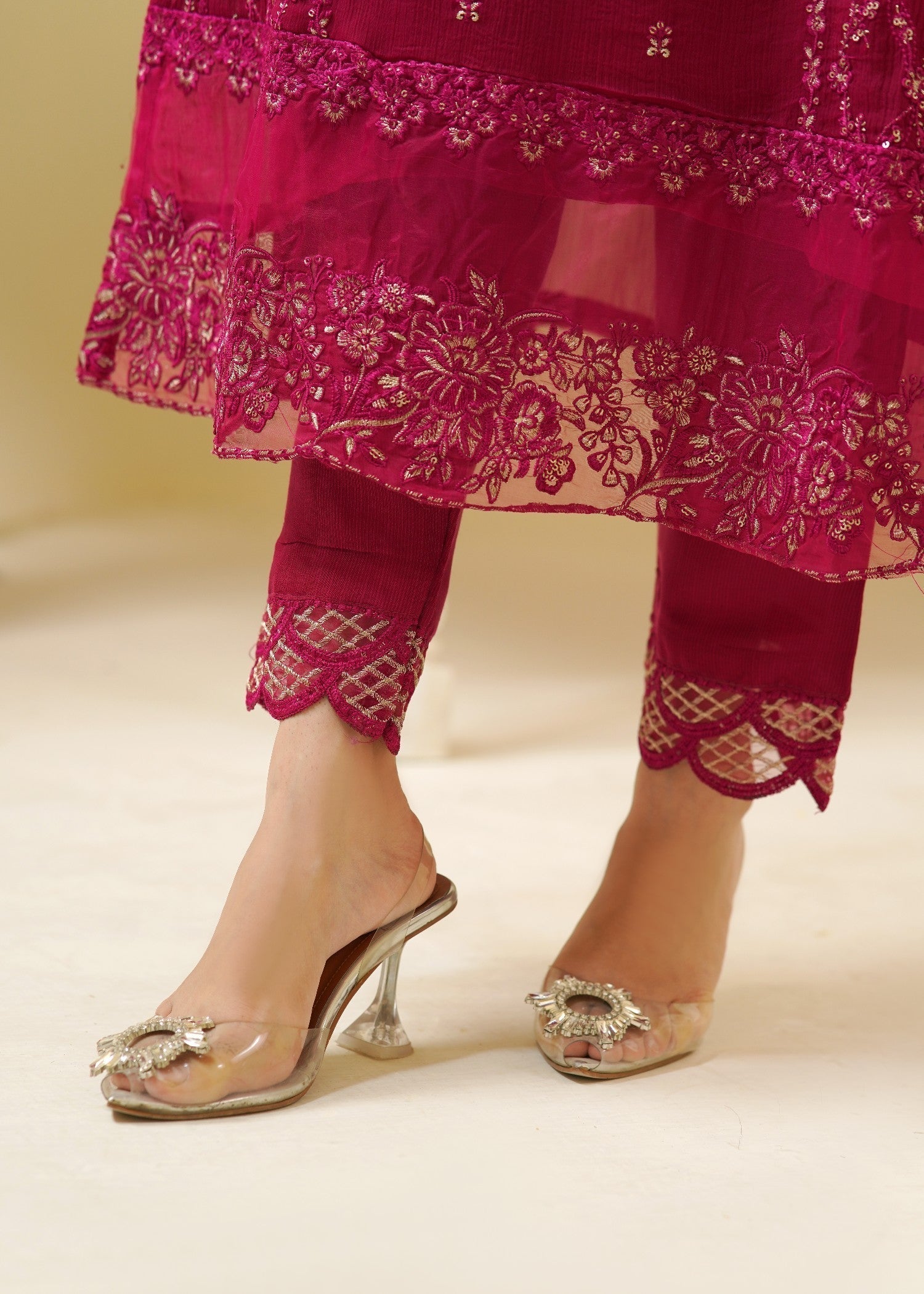 Rangoon Clothing Anooshay Hotpink Women 3pcs