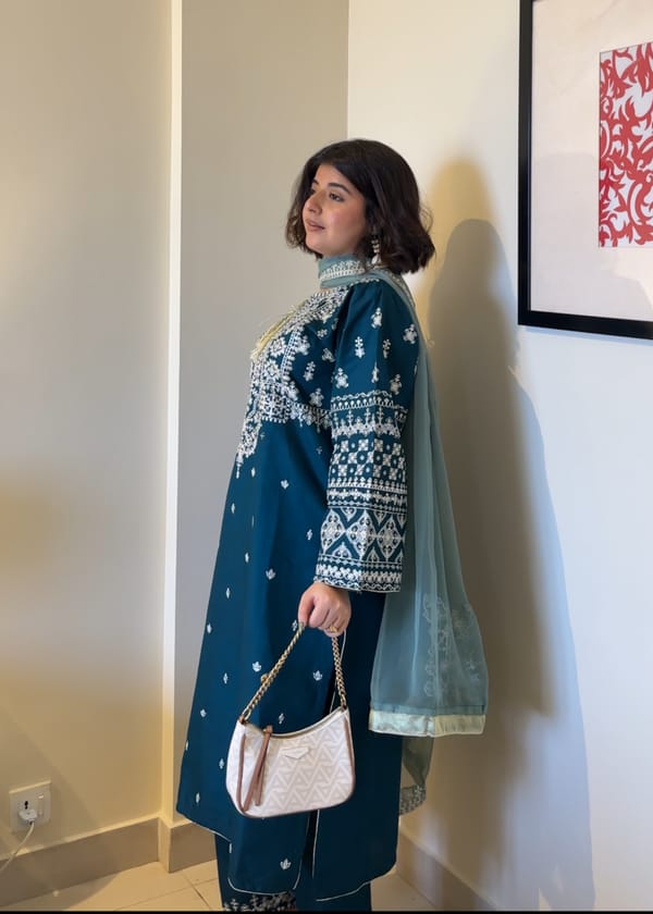 Shehroz Fashion MEHRUNISA LAWN EMBROIDERY SUIT Women 3pcs