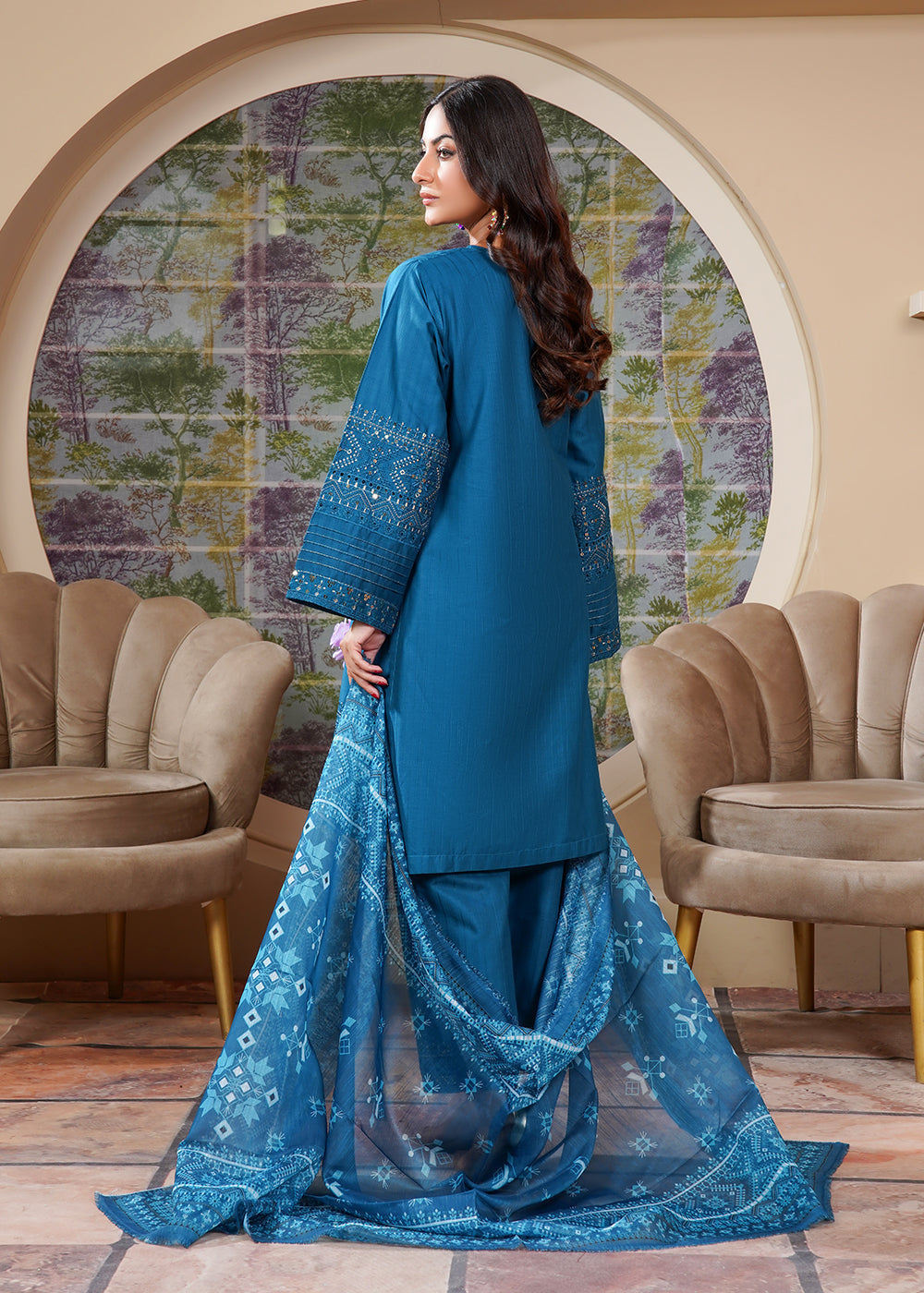 Elara Official Flare set Women 3pcs