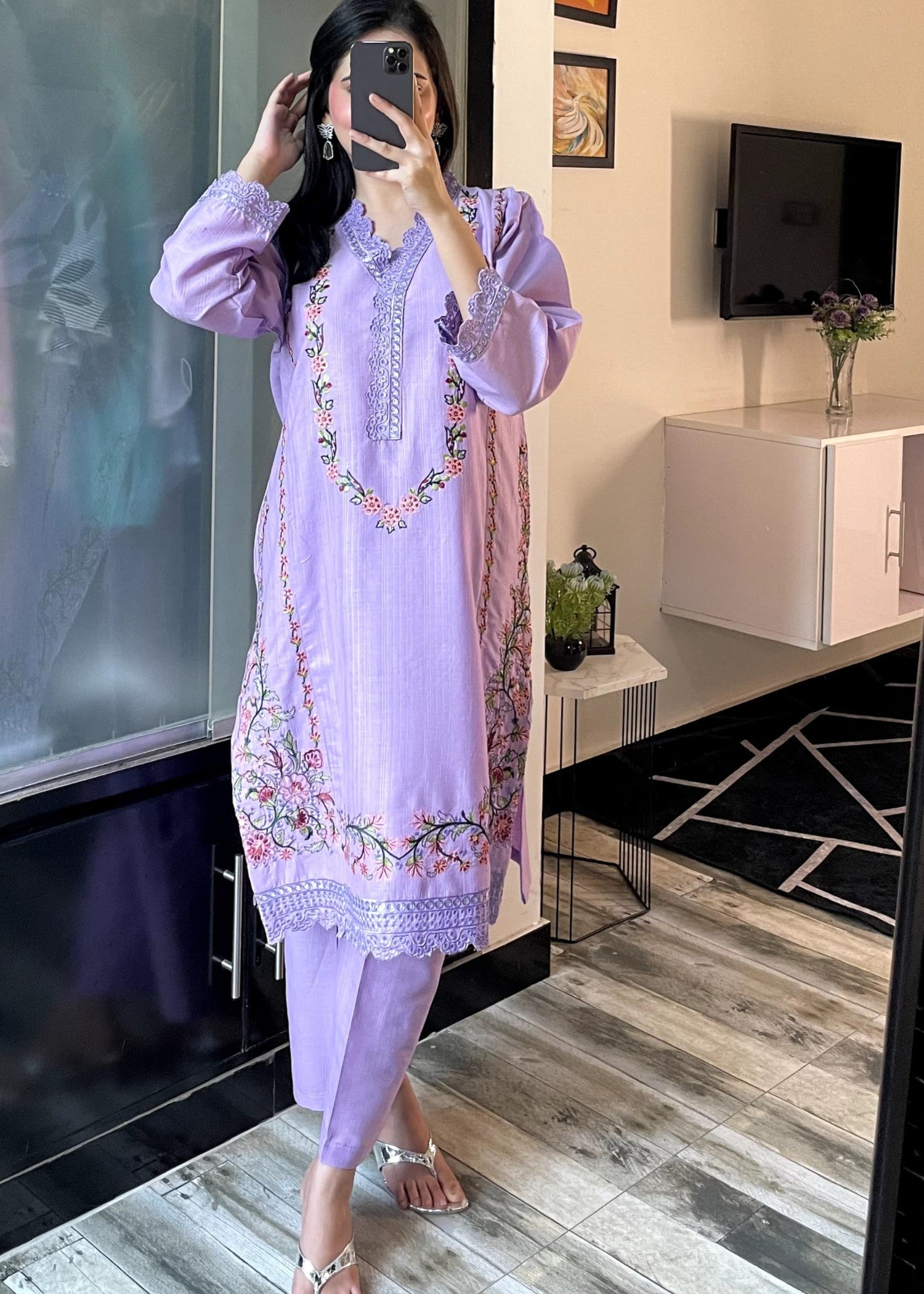 Tehzeeb Libas GULNAZ COLIC EMBROIDERED Women 2pcs