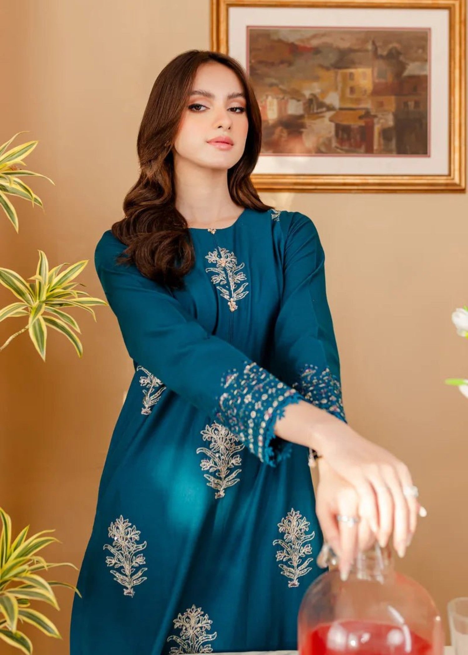 Haraj Collections Melvin Embroidered Women 2pcs