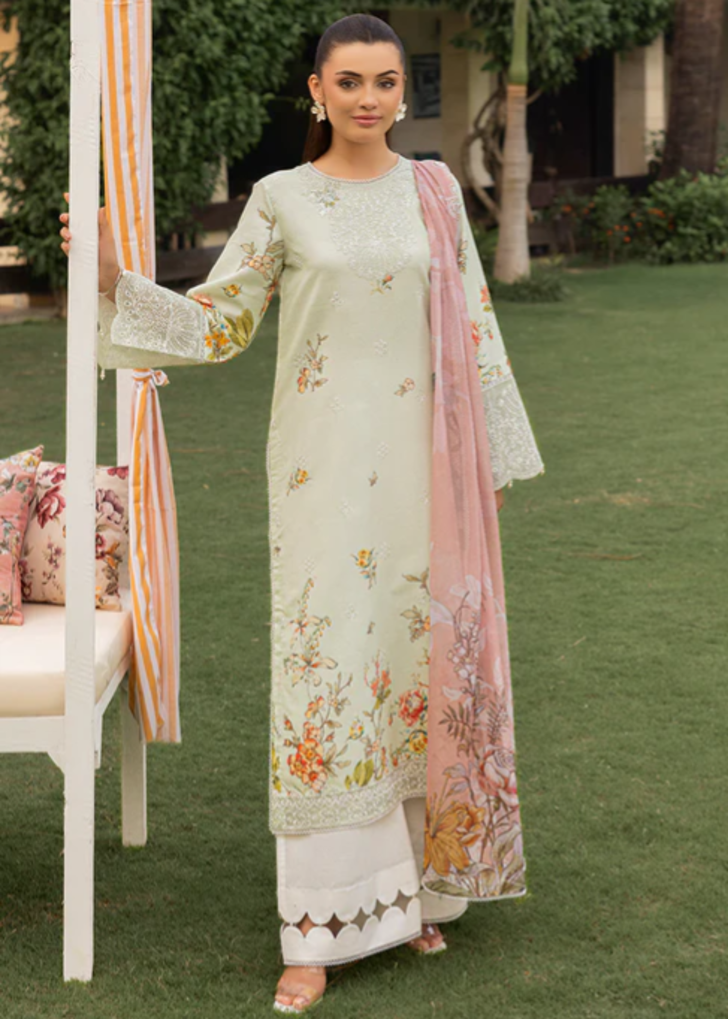 Meeral Luxe Pista Floral Mirage Women 3pcs