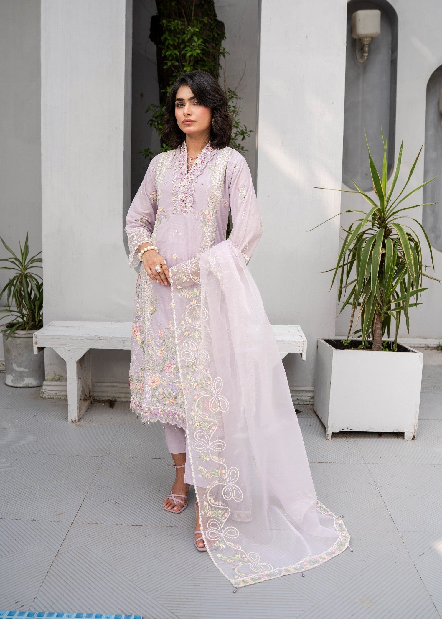 Zainab Fazlani Sahar e Lavender by Women 3pcs