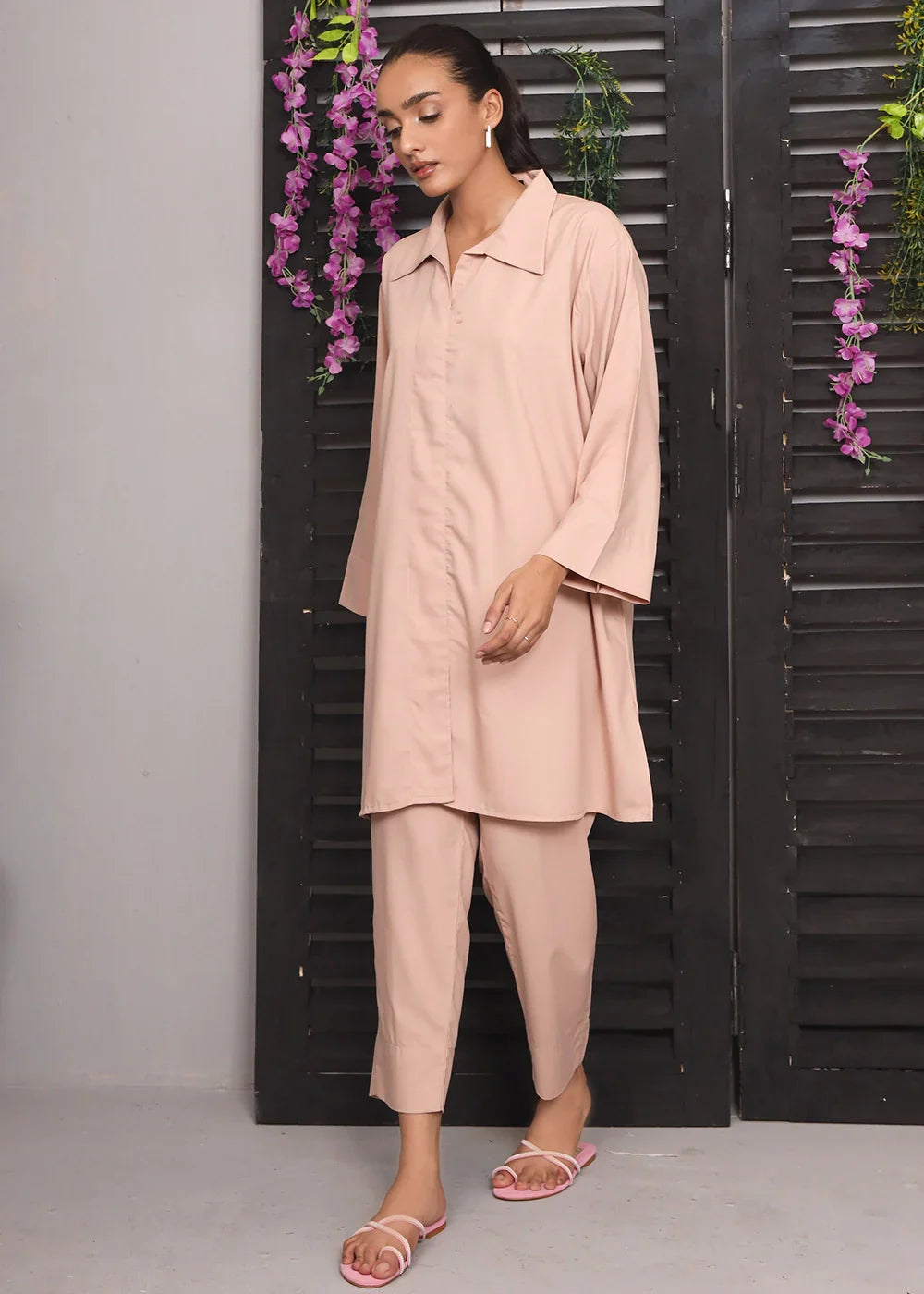 Rashid Textile Stitched – Solid Co ord – 1015 Women 2pcs