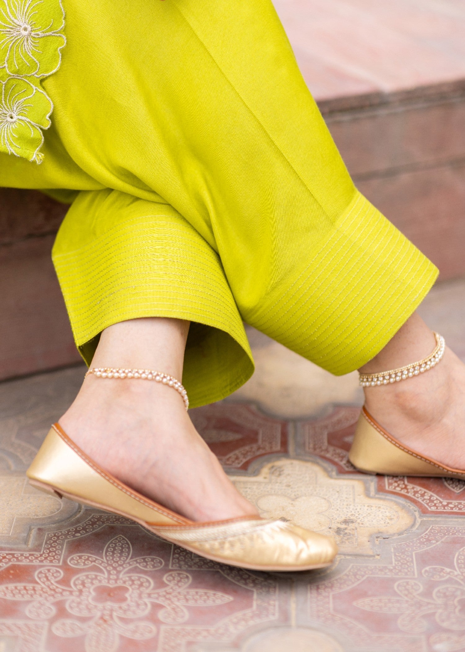 Daak & Co. Mashaal Lime Women 3pcs