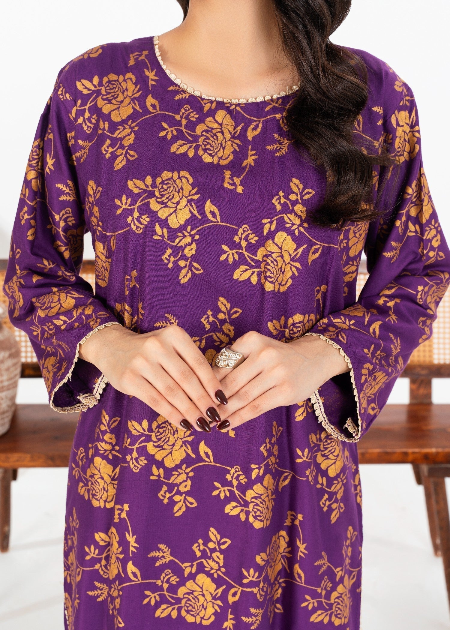 Stylish Collection ROSE PURPLE Women 2pcs