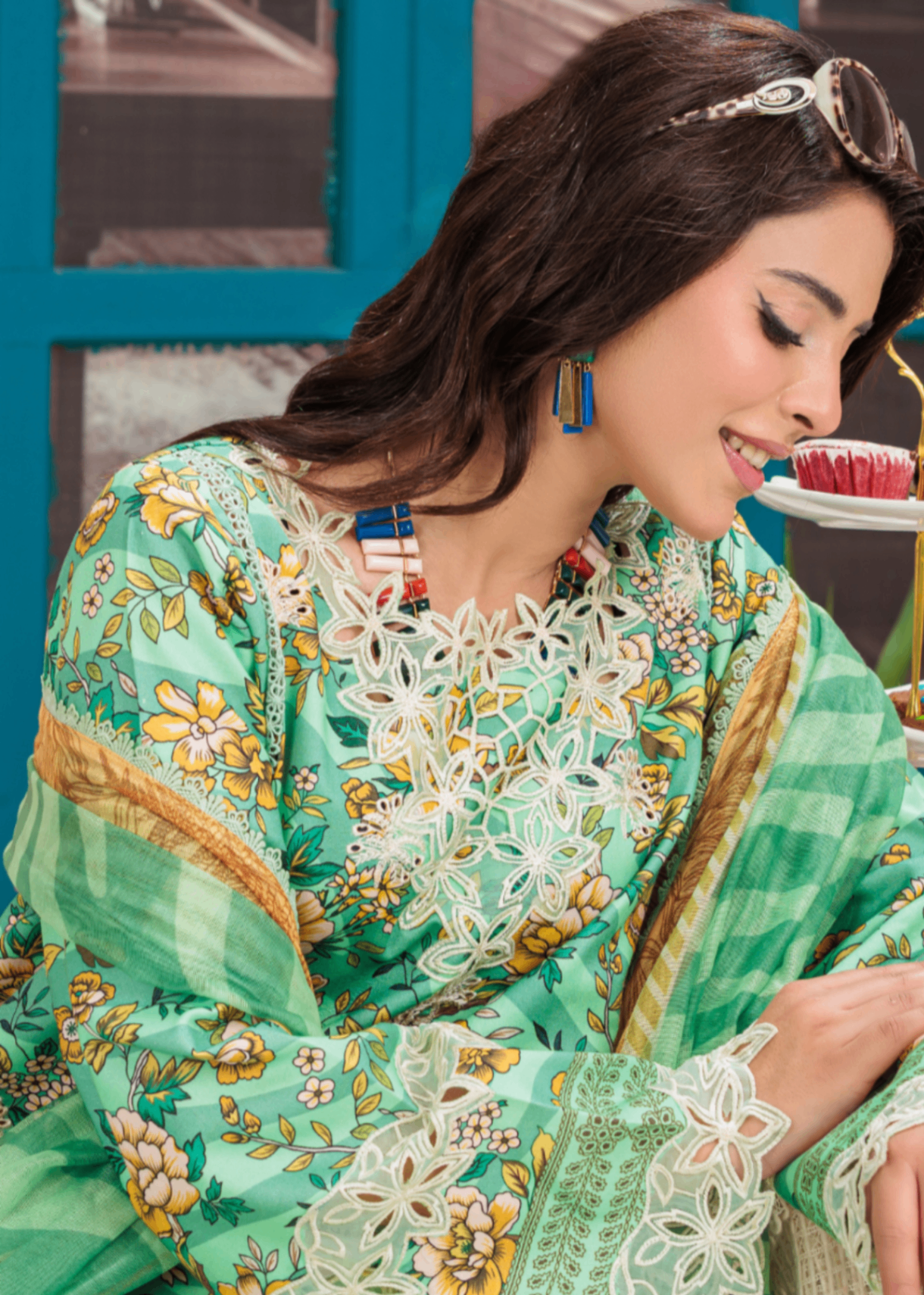 Huma Gul Mint Mirage HG 101 Women 3pcs