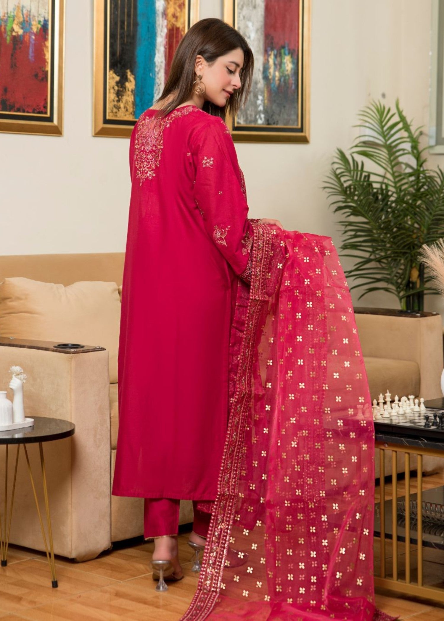 Alfatah Pret Embroidered Lawn ZAUQ S25 0021 Women 3pcs