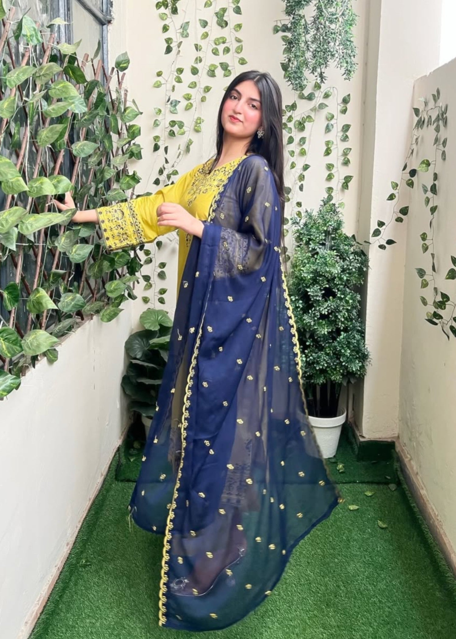 Anabya Garments Meem Se Mehak Women 3pcs