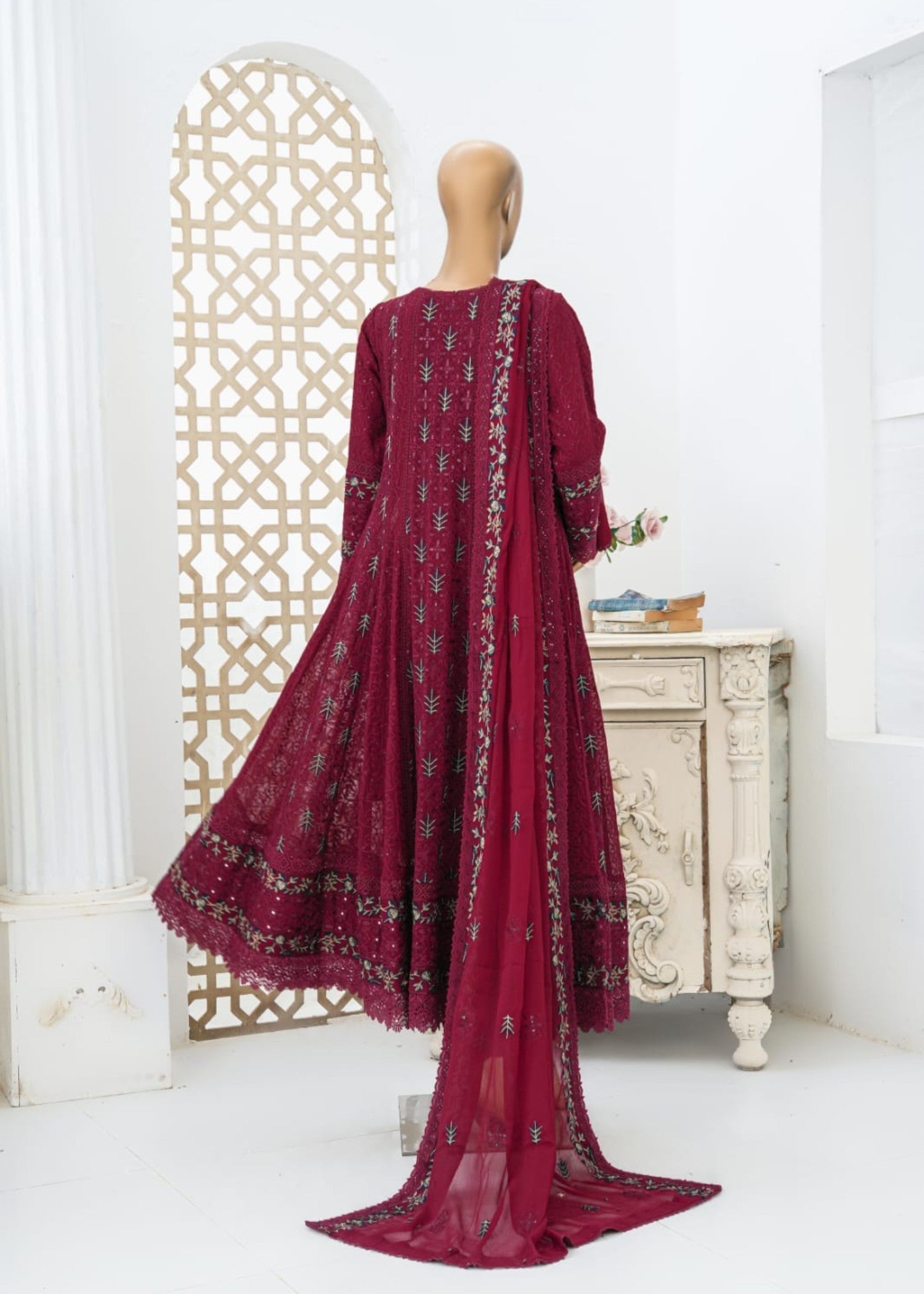 Ahmed Creations AYZEL RED Women 3pcs