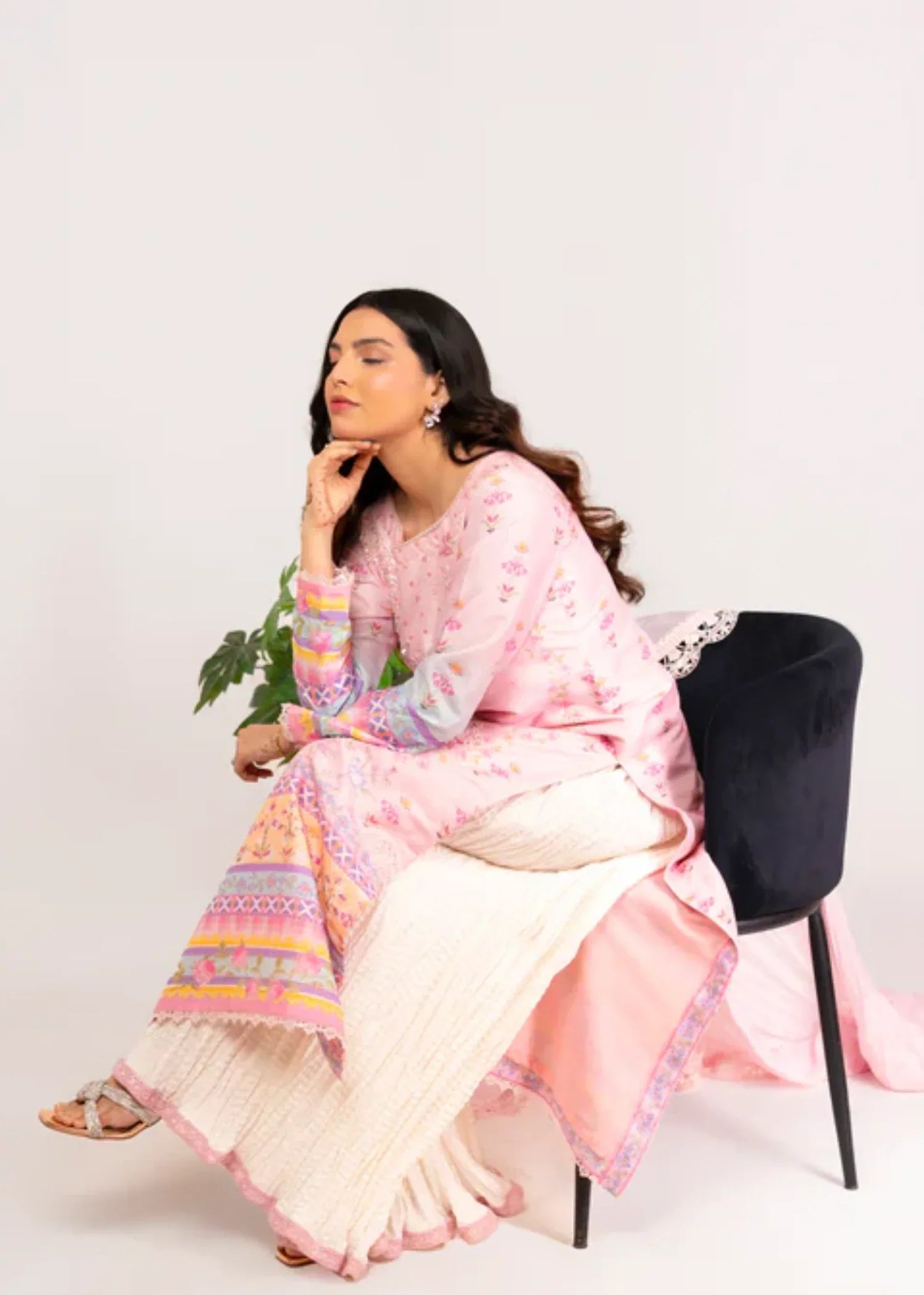 Gulabi Gota Bahar Women 3pcs