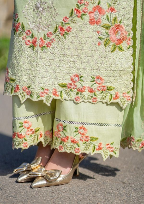 Meeraki Sage Green Women 3pcs