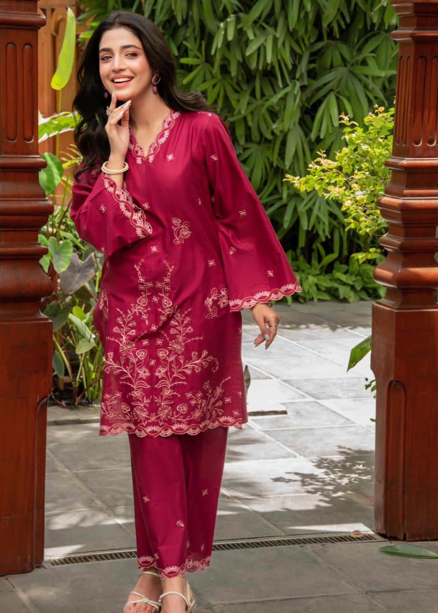 Tng (The Next Generation) Mehek (Maroon) Women 2pcs