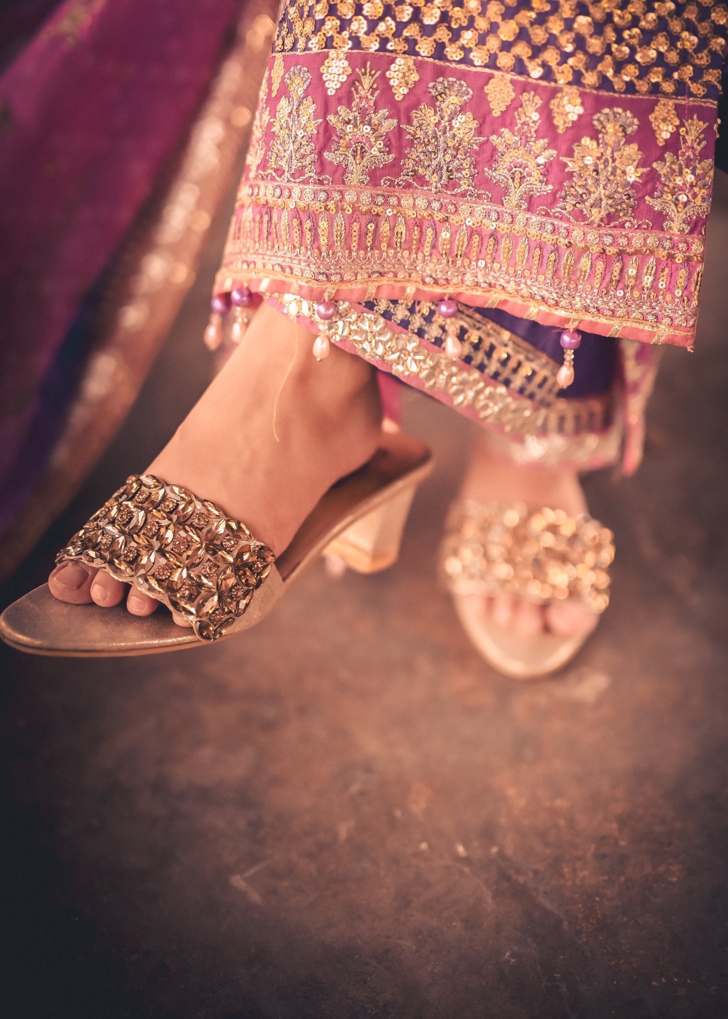 Suits By Sadia Desi glam Women 3pcs