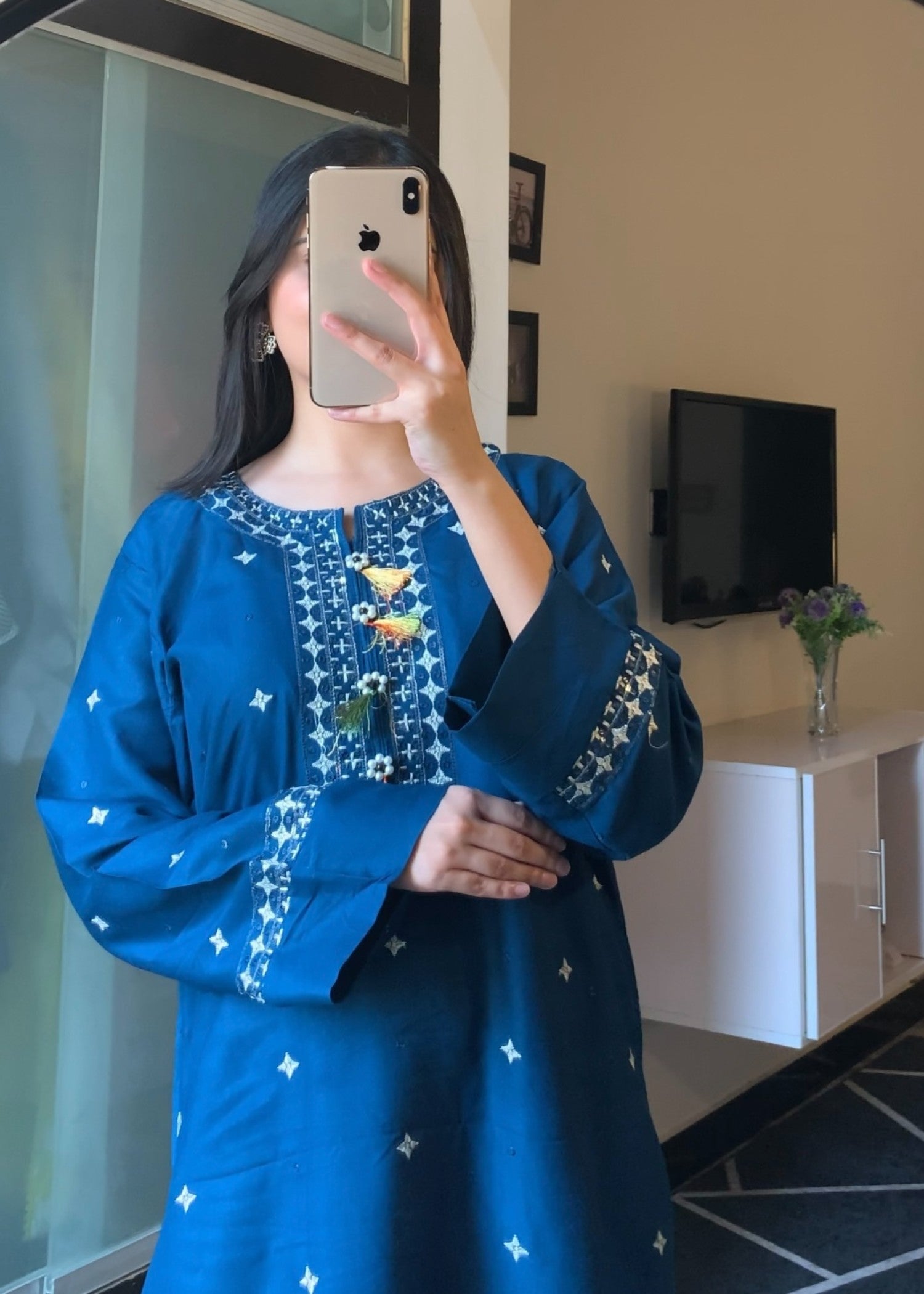 Tawakal Closet TEAL TUSSEL Women 2pcs