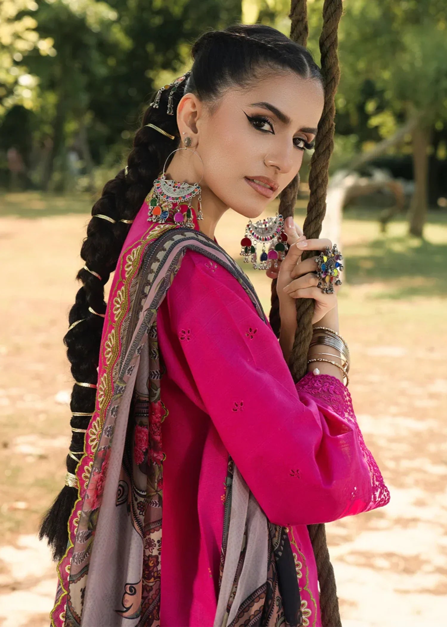 Hemstitch Blush Petal Women 3pcs