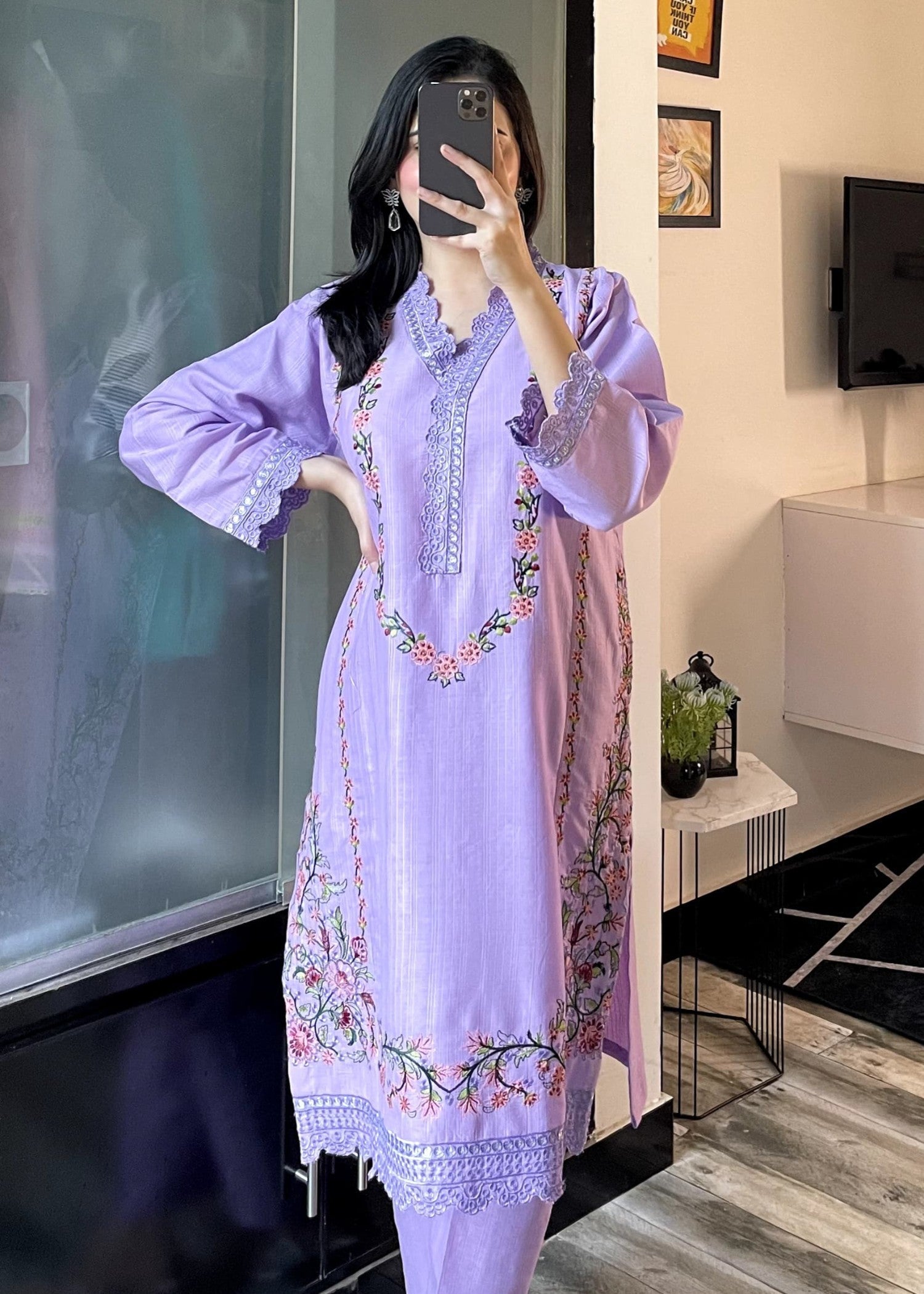 Tehzeeb Libas GULNAZ COLIC EMBROIDERED Women 2pcs