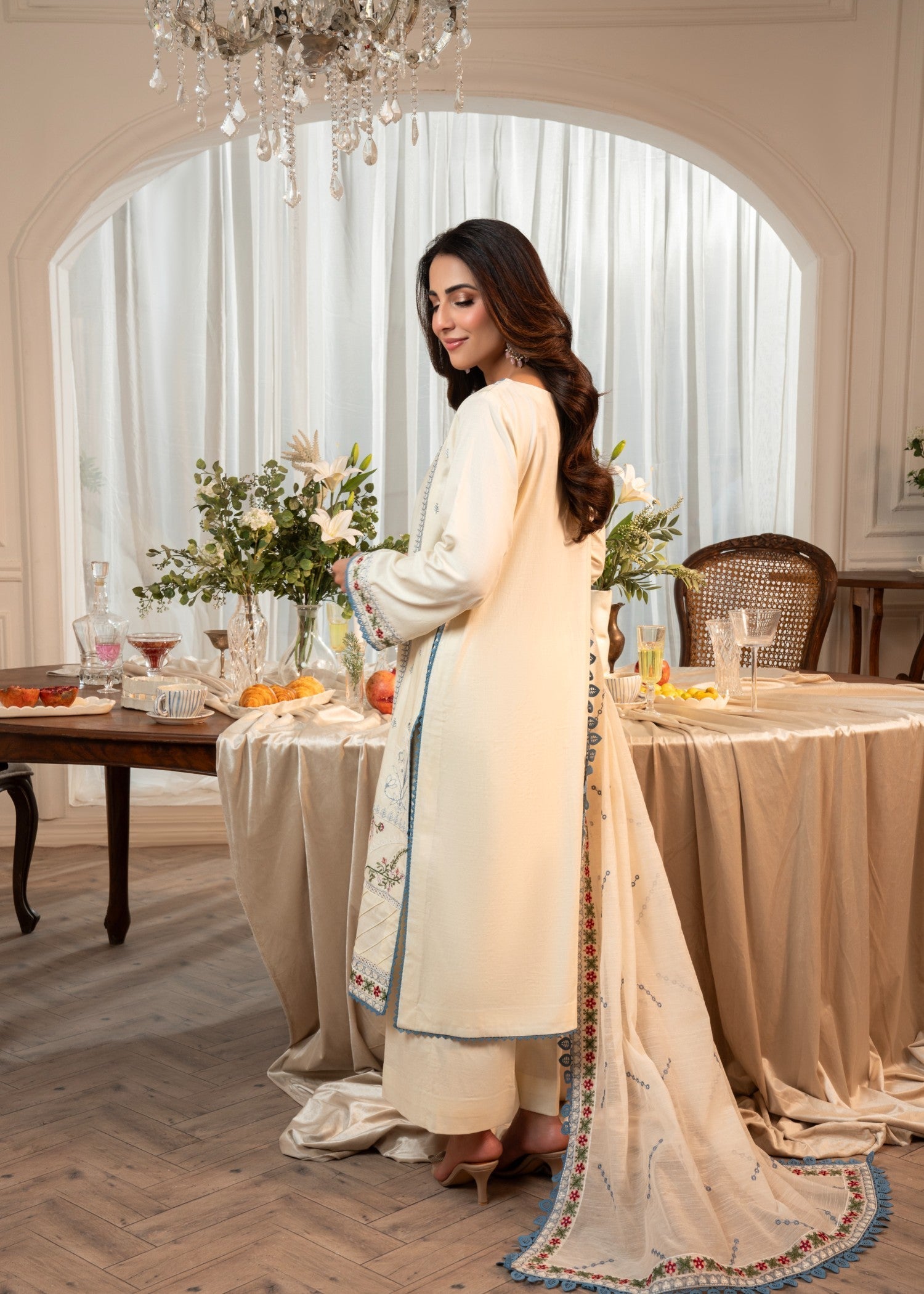 Maisa By Seven Star Luxury Embroidered | CLE 0203 Women 3pcs