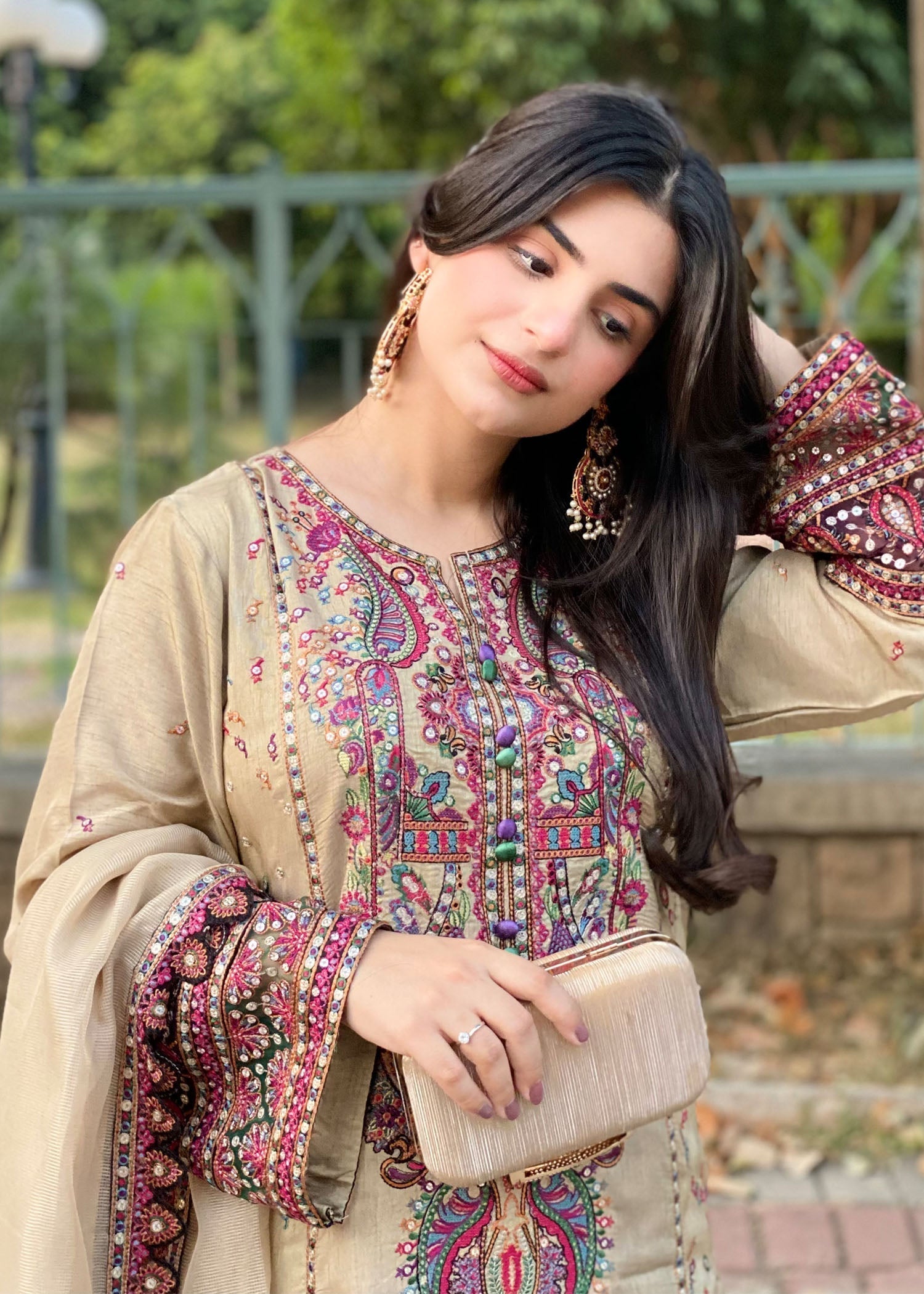 Zarqun 2519 Silk Women 3pcs